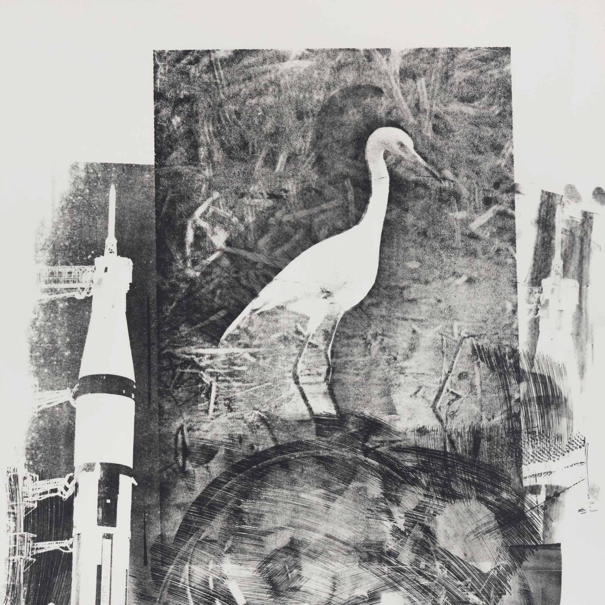 ROBERT RAUSCHENBERG "HORN (STONED MOON)" LITHO, 1969 - Image 5
