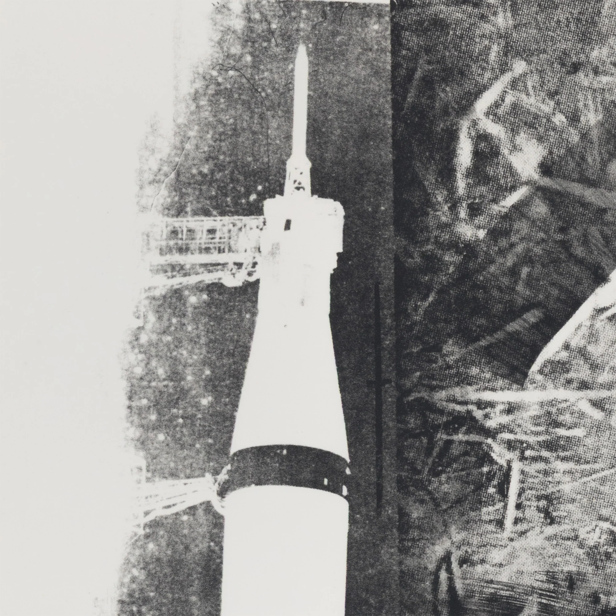 ROBERT RAUSCHENBERG "HORN (STONED MOON)" LITHO, 1969 - Image 8