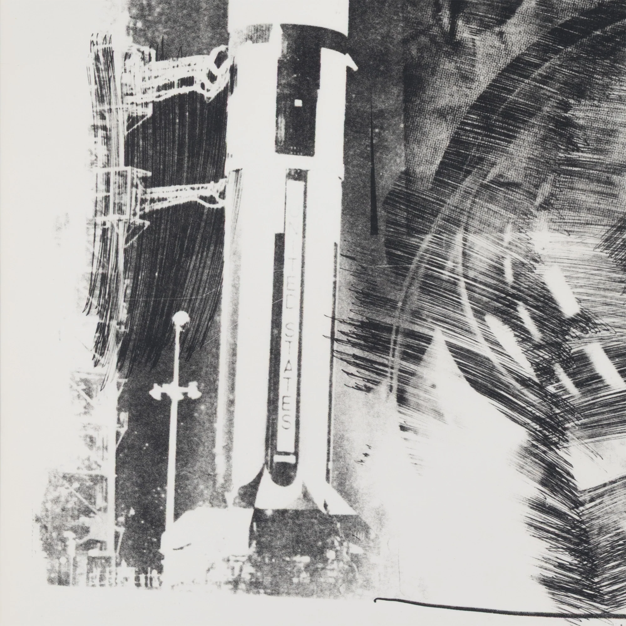 ROBERT RAUSCHENBERG "HORN (STONED MOON)" LITHO, 1969 - Image 9