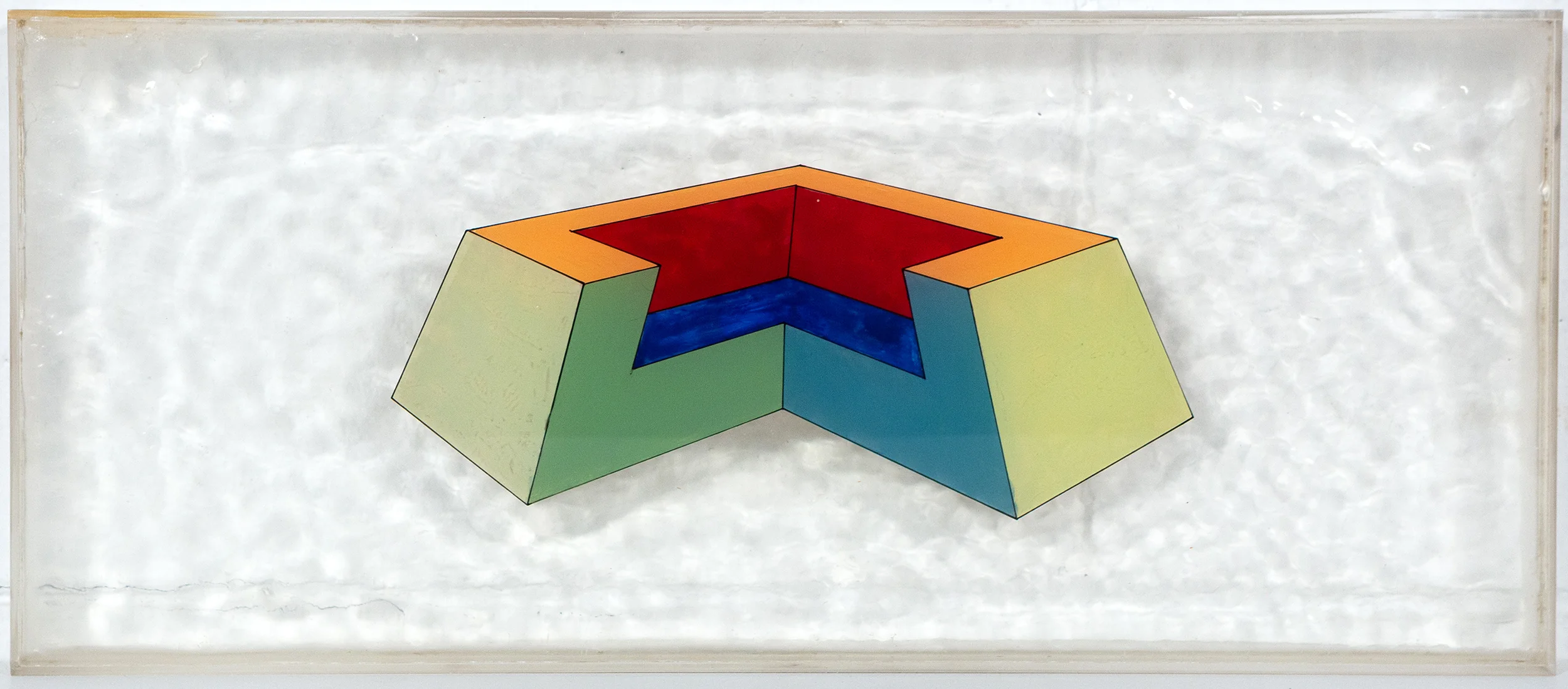 RONALD DAVIS "TRUNCATE" PAINTING, 1967 - Image 3