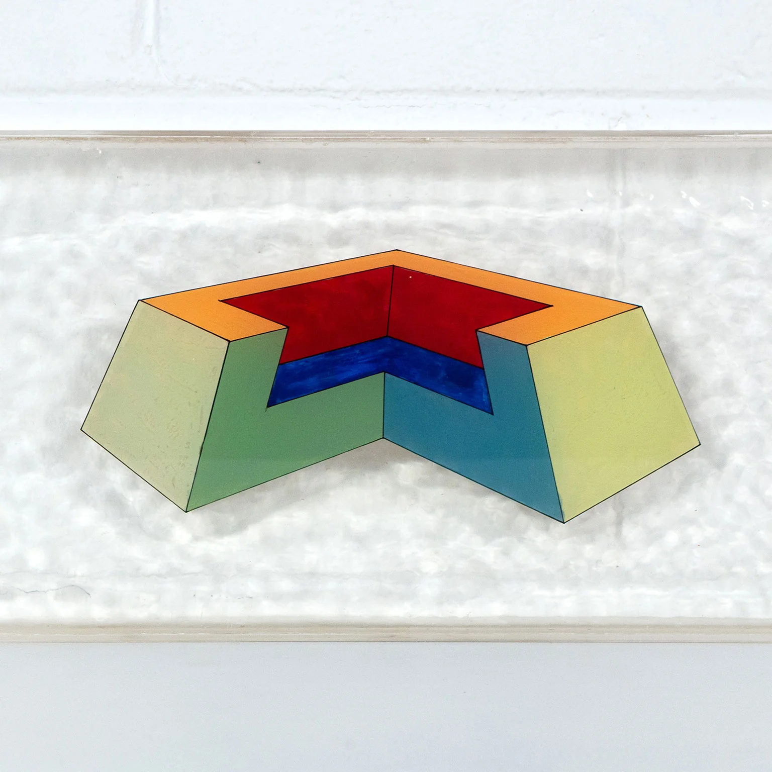 RONALD DAVIS "TRUNCATE" PAINTING, 1967 - Image 4