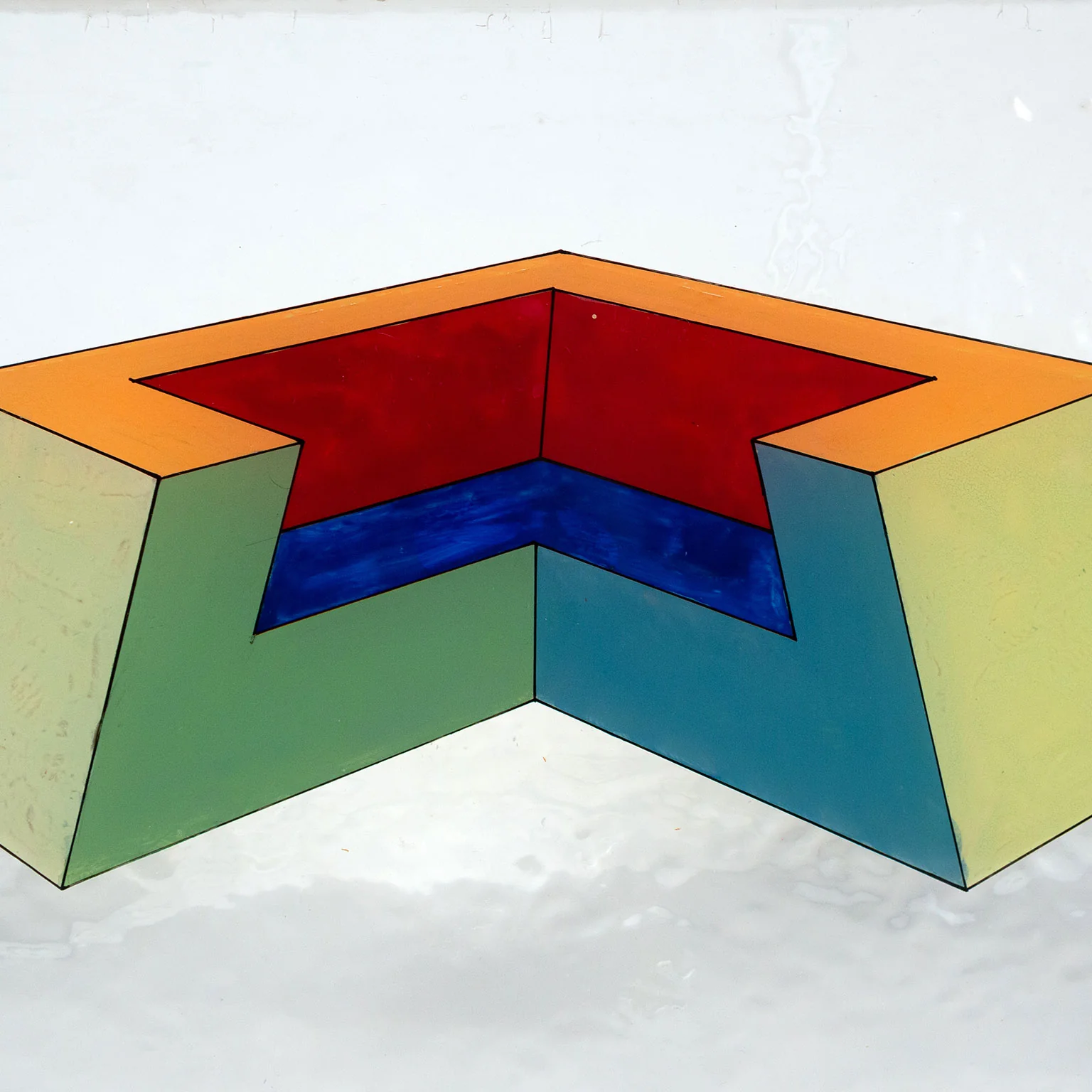 RONALD DAVIS "TRUNCATE" PAINTING, 1967 - Image 6