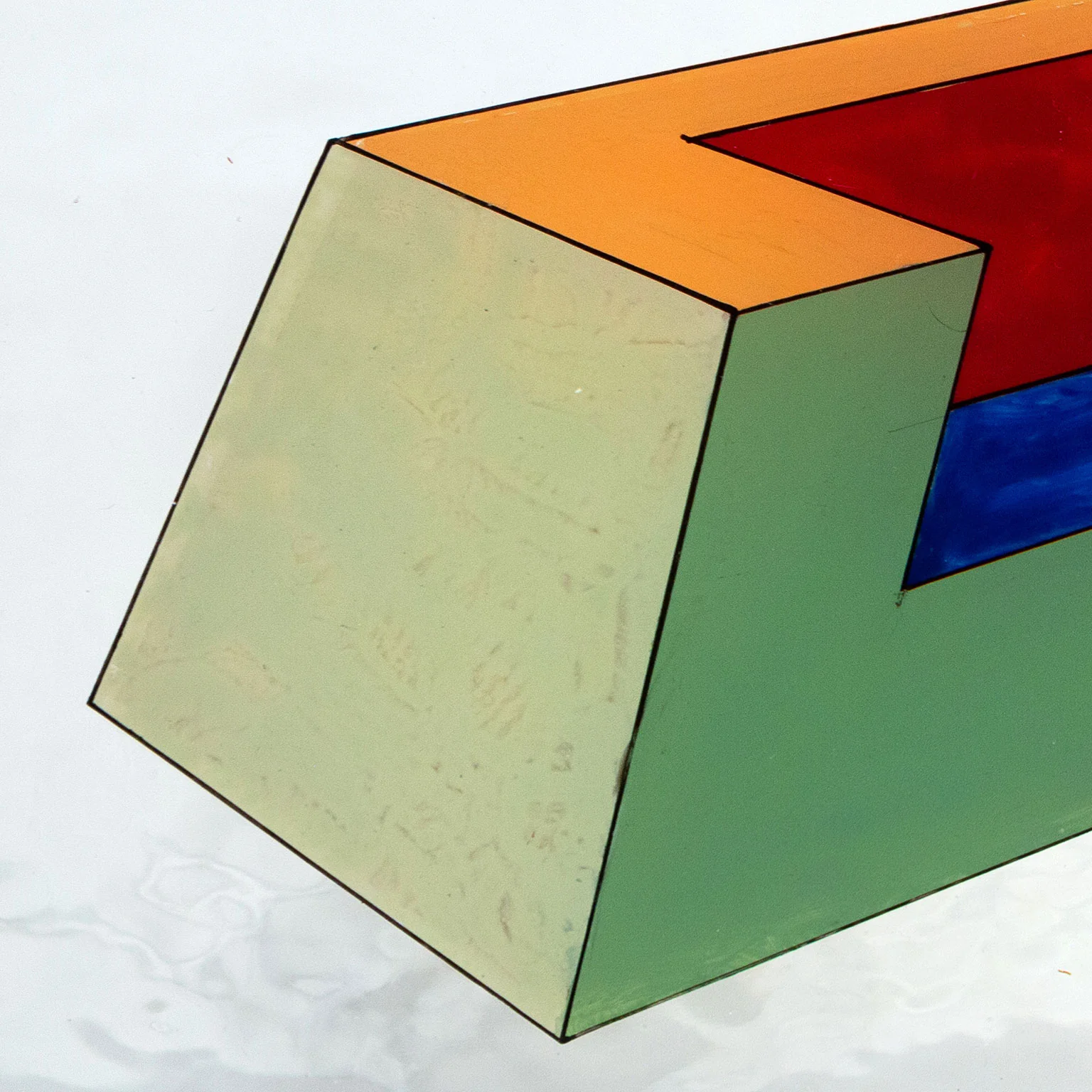 RONALD DAVIS "TRUNCATE" PAINTING, 1967 - Image 7