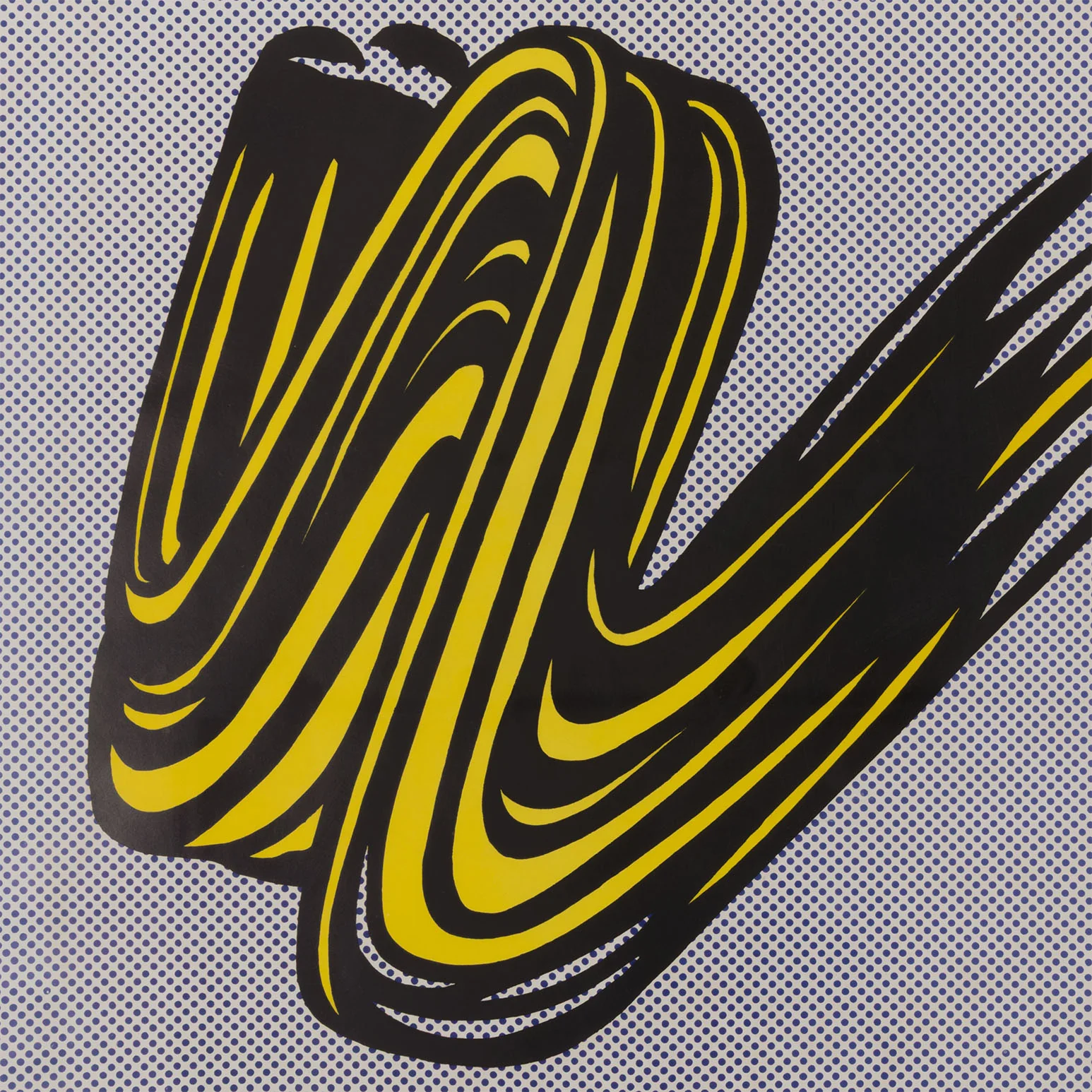 ROY LICHTENSTEIN "BRUSHSTROKE" EXHIBITION POSTER, 1965 - Image 6