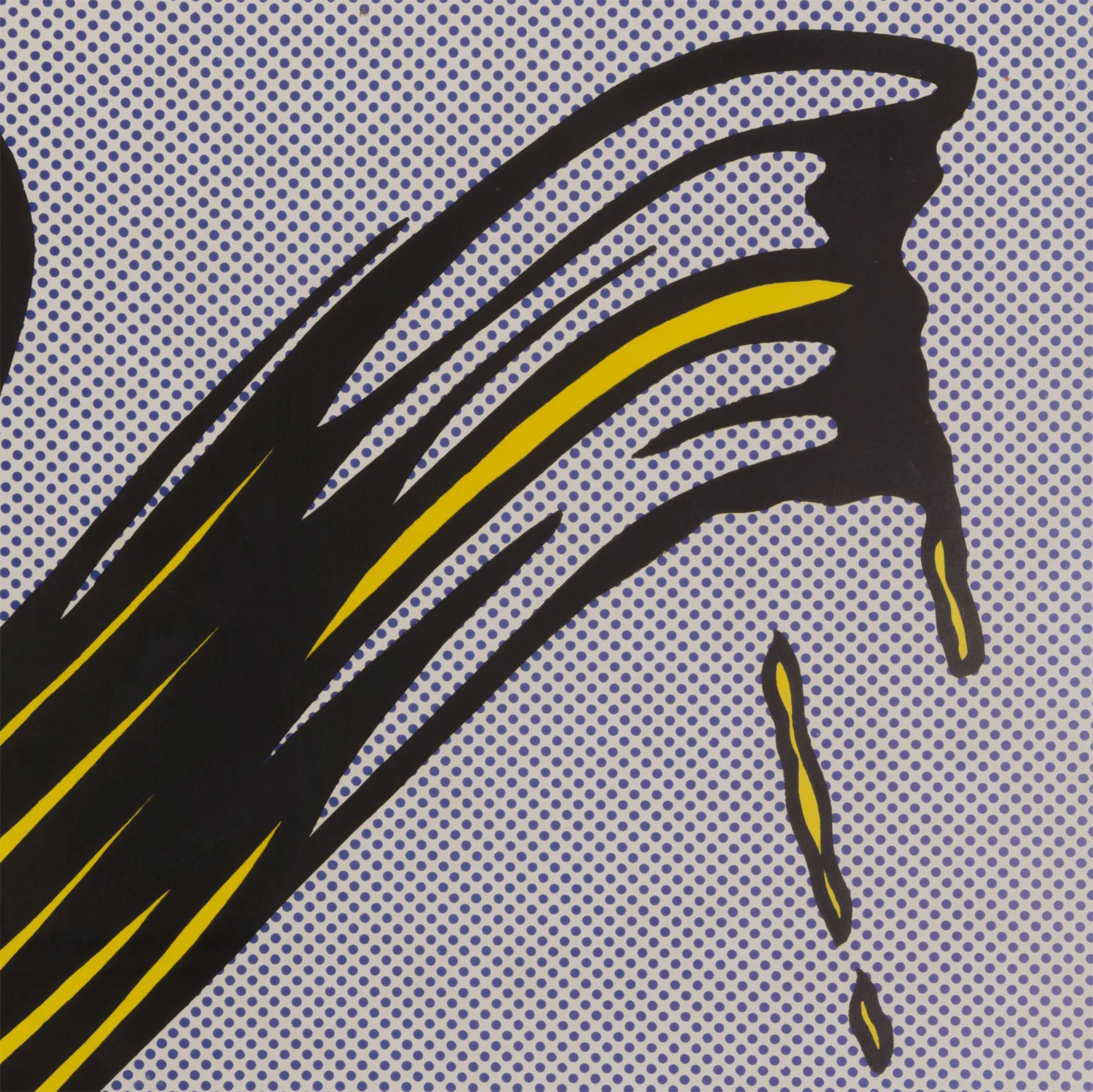 ROY LICHTENSTEIN "BRUSHSTROKE" EXHIBITION POSTER, 1965 - Image 7