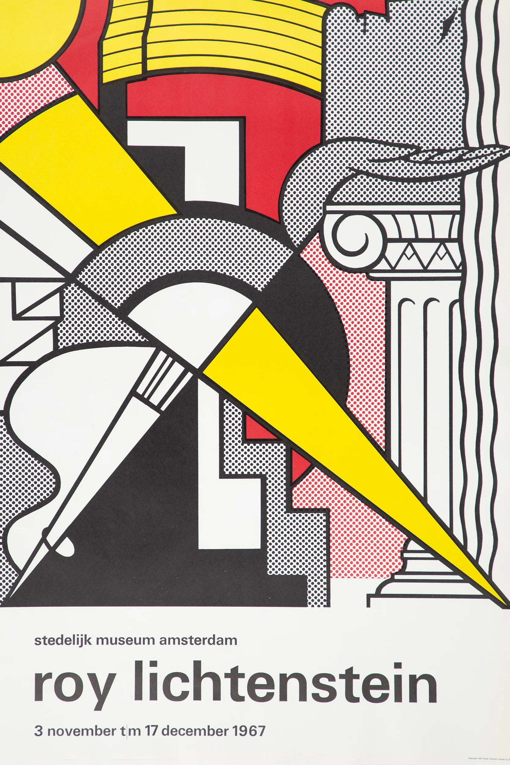 ROY LICHTENSTEIN "STEDELIJK MUSEUM AMSTERDAM" EXHIBITION POSTER, 1967 - Image 11