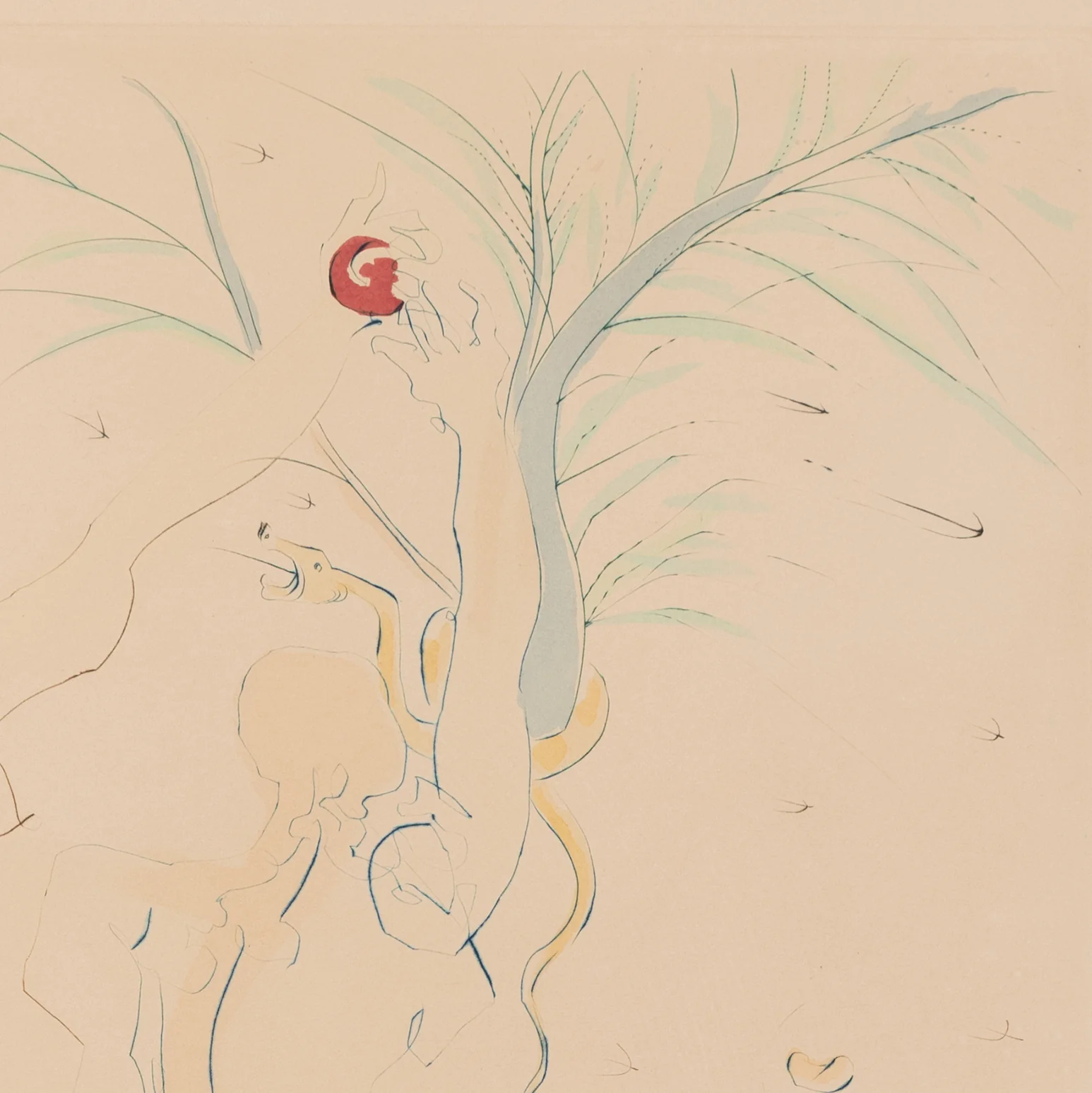 SALVADOR DALI "ADAM & EVE" ETCHING, 1975 - Image 6