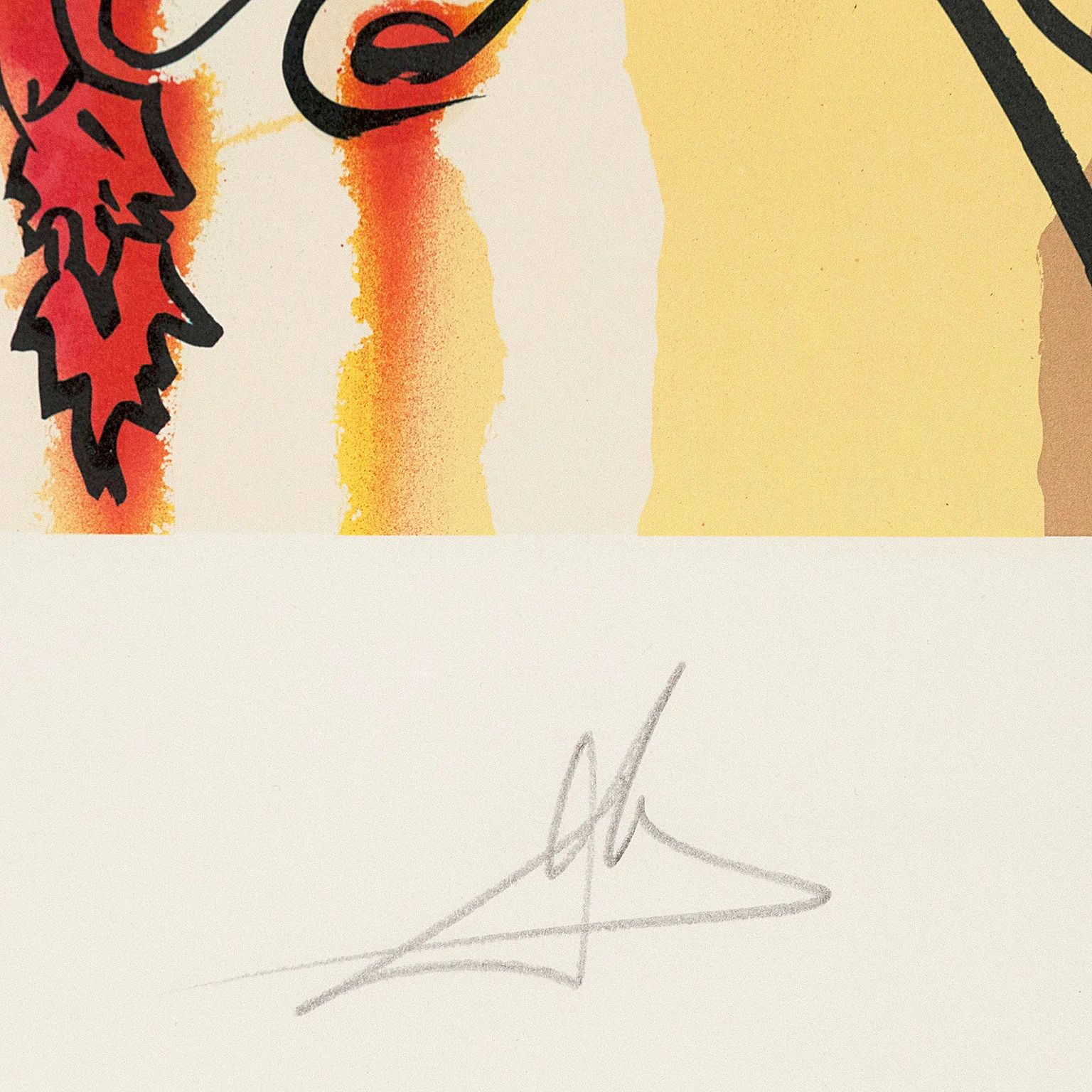 SALVADOR DALI "PORTRAIT OF AUTUMN" 1980, LITHO - Image 13