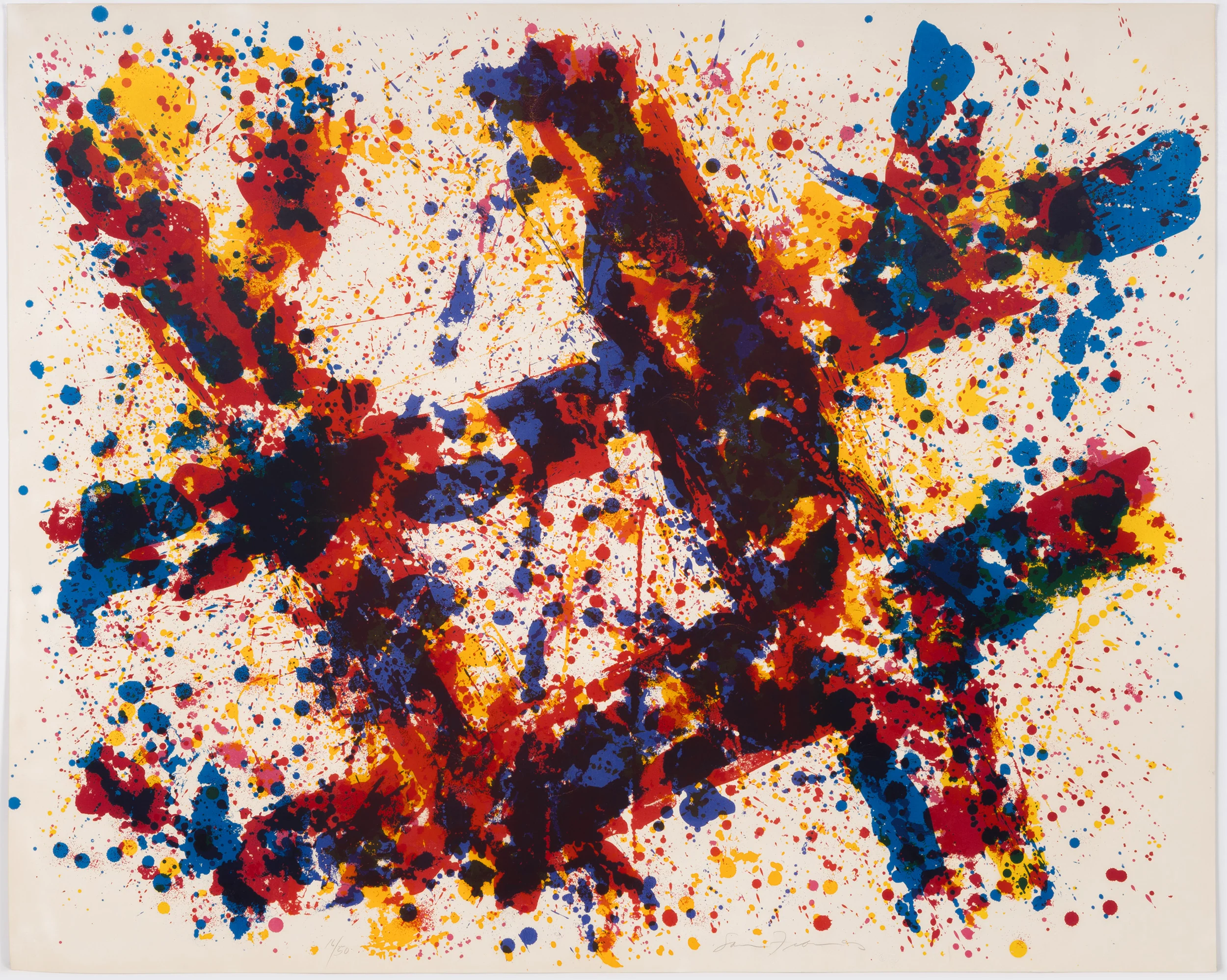 SAM FRANCIS "FIREWOOD" SCREENPRINT, 1973 - Image 12