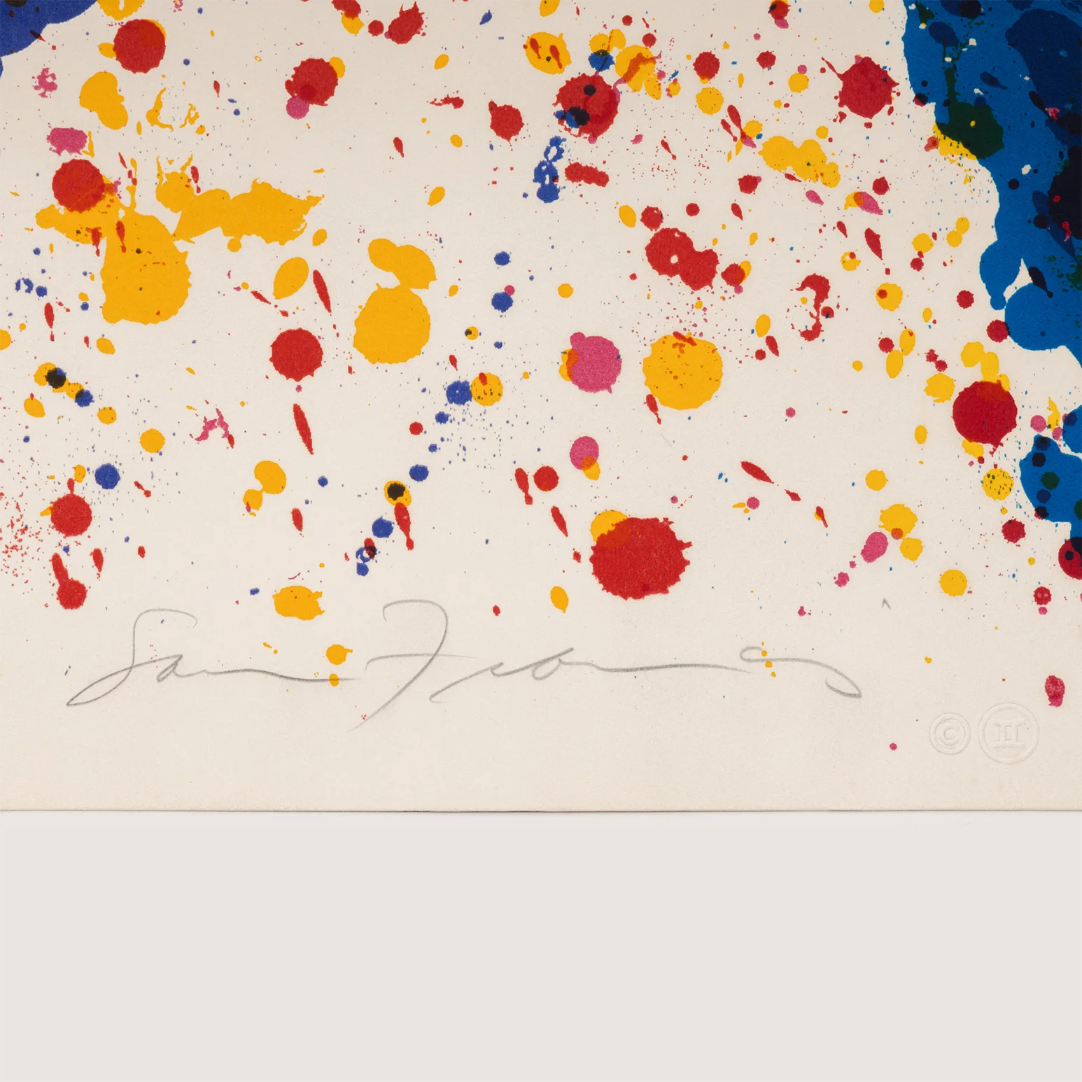 SAM FRANCIS "FIREWOOD" SCREENPRINT, 1973 - Image 4