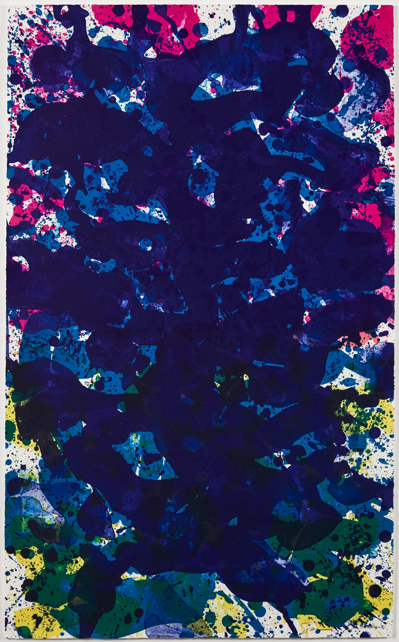 SAM FRANCIS "DEEP BLUE" LITHOGRAPH, 1972 - Image 10