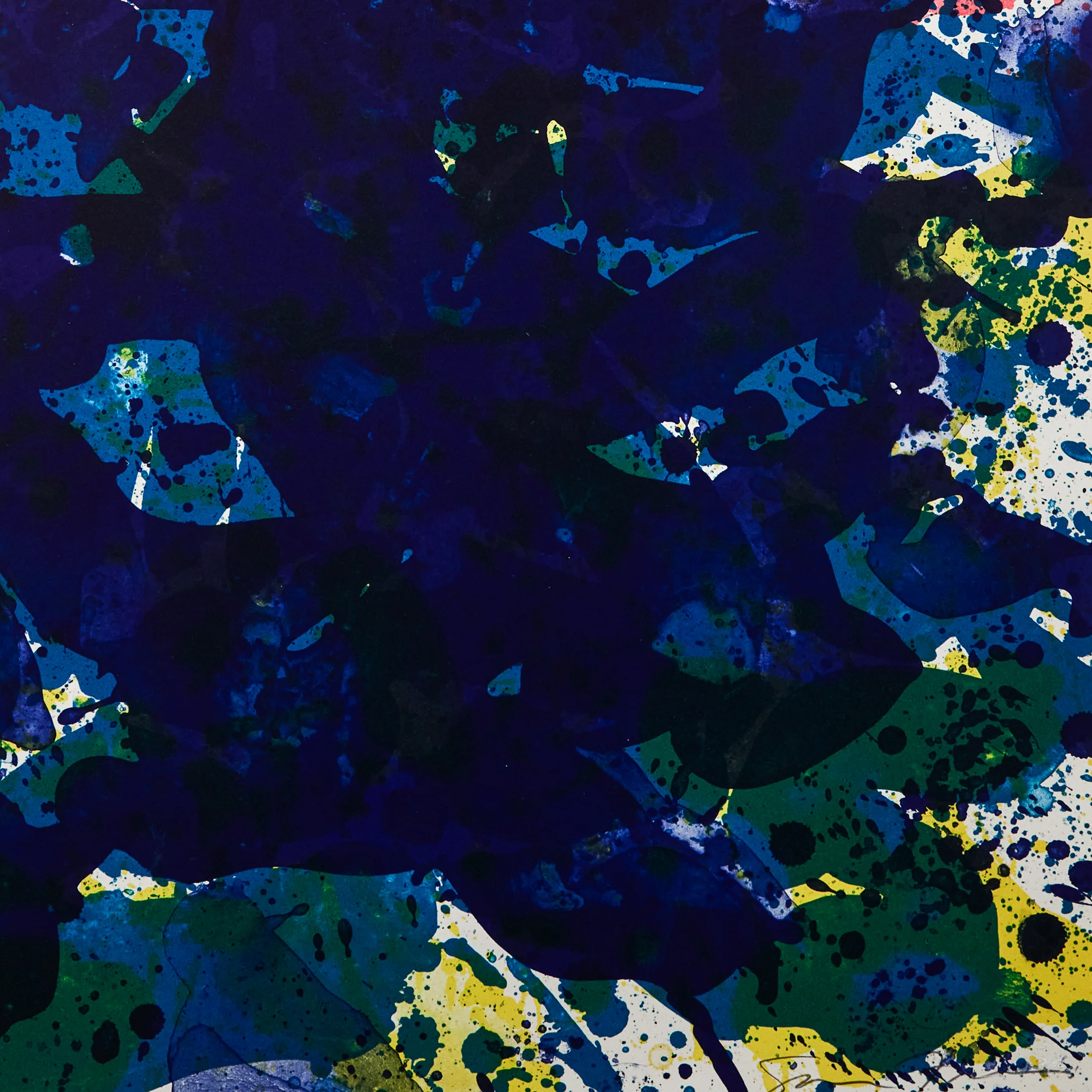SAM FRANCIS "DEEP BLUE" LITHOGRAPH, 1972 - Image 7