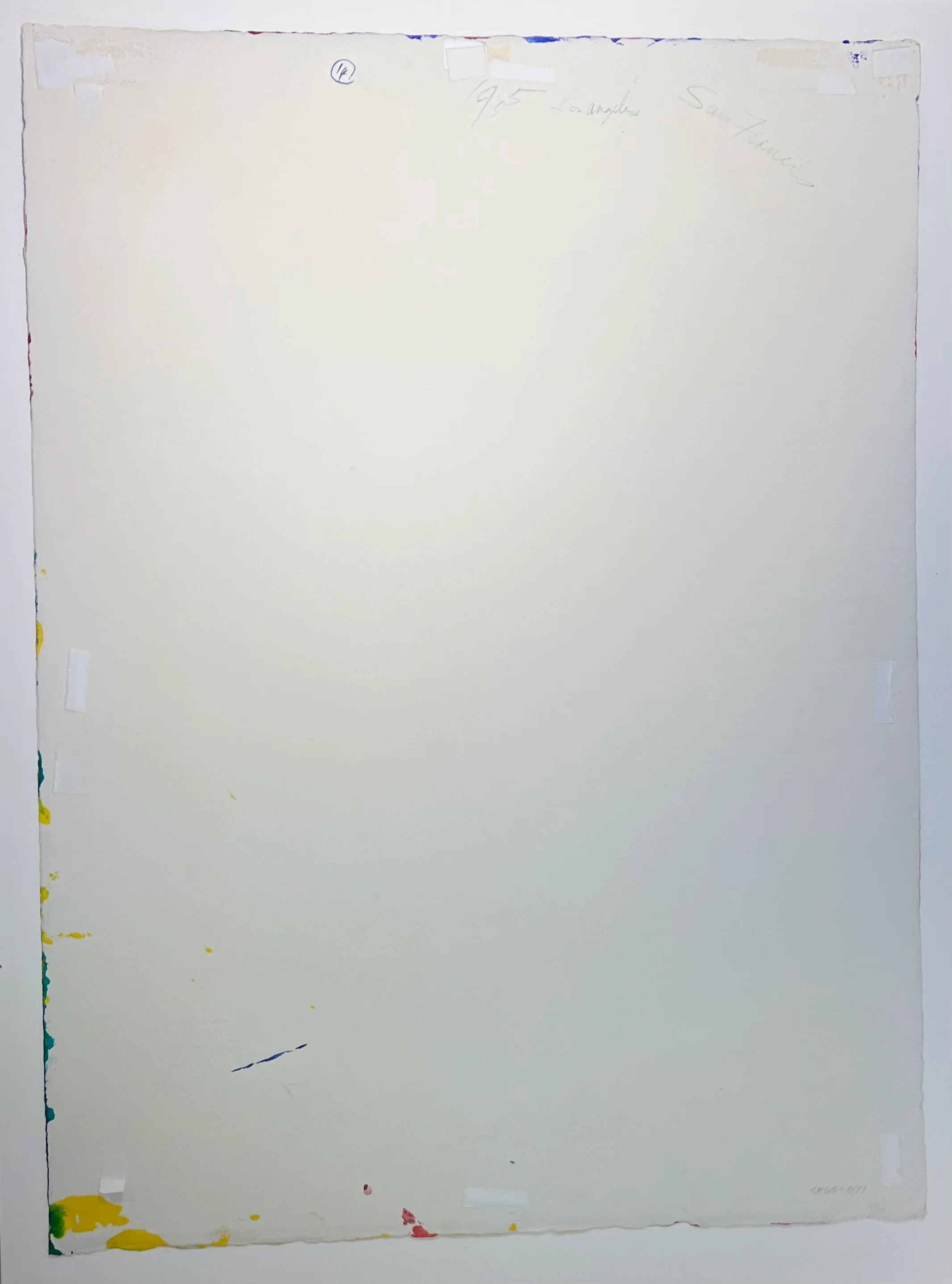 SAM FRANCIS "UNTITLED (LOS ANGELES)", 1965 - Image 15