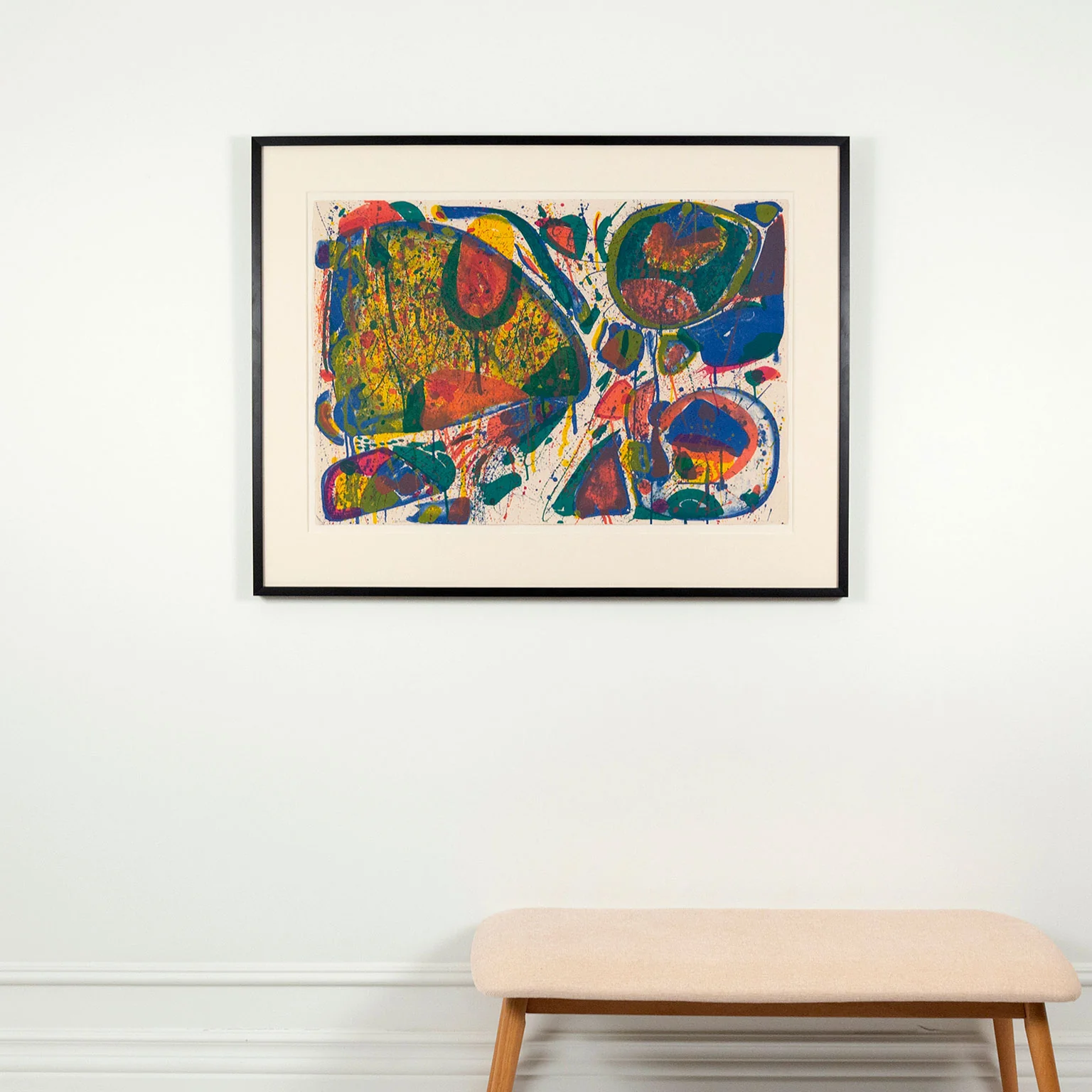 SAM FRANCIS "BRIGHT JADE GHOST" LITHOGRAPH, 1963 - Image 11