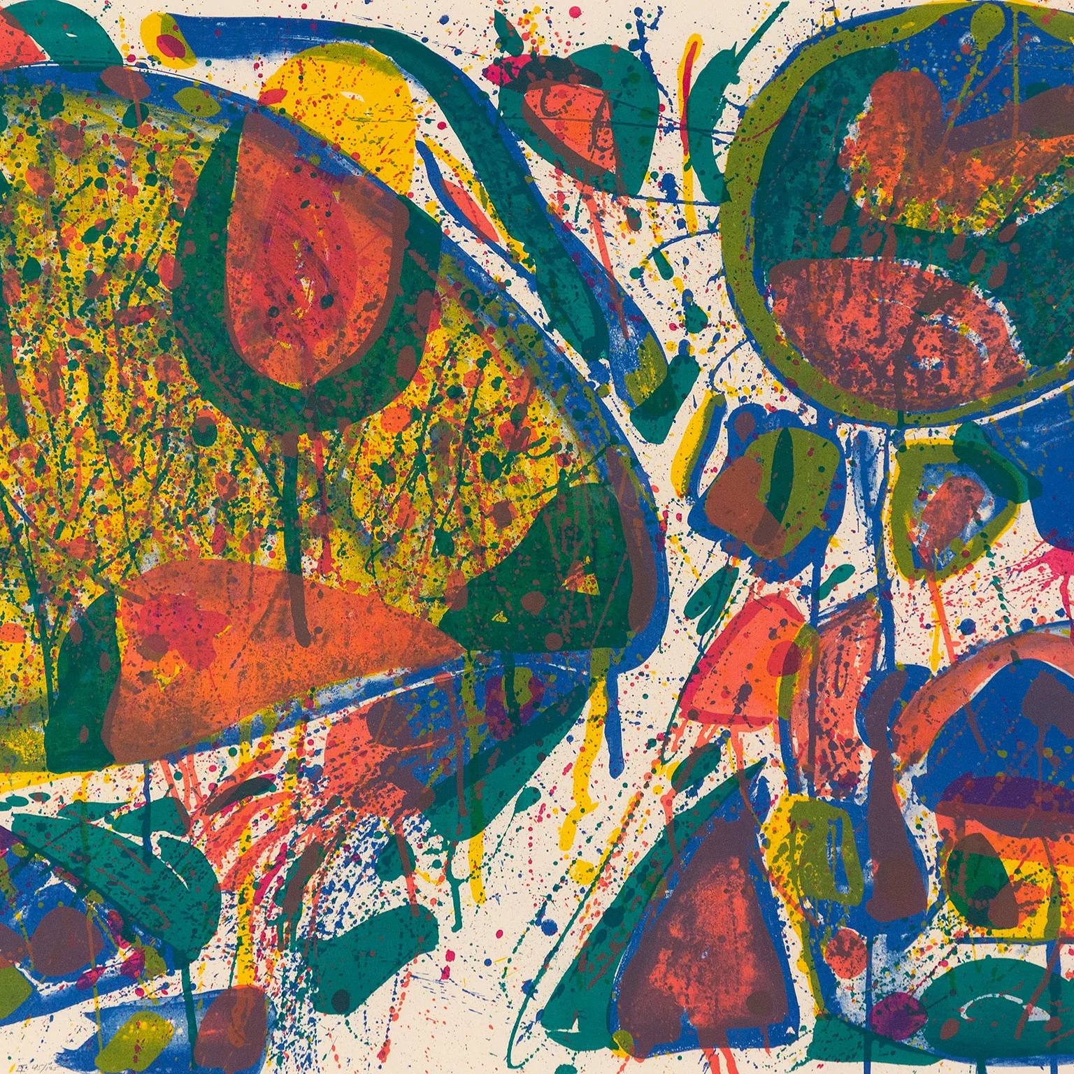 SAM FRANCIS "BRIGHT JADE GHOST" LITHOGRAPH, 1963 - Image 5