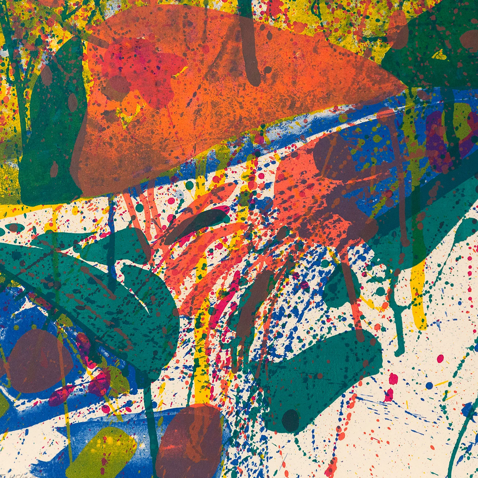 SAM FRANCIS "BRIGHT JADE GHOST" LITHOGRAPH, 1963 - Image 8