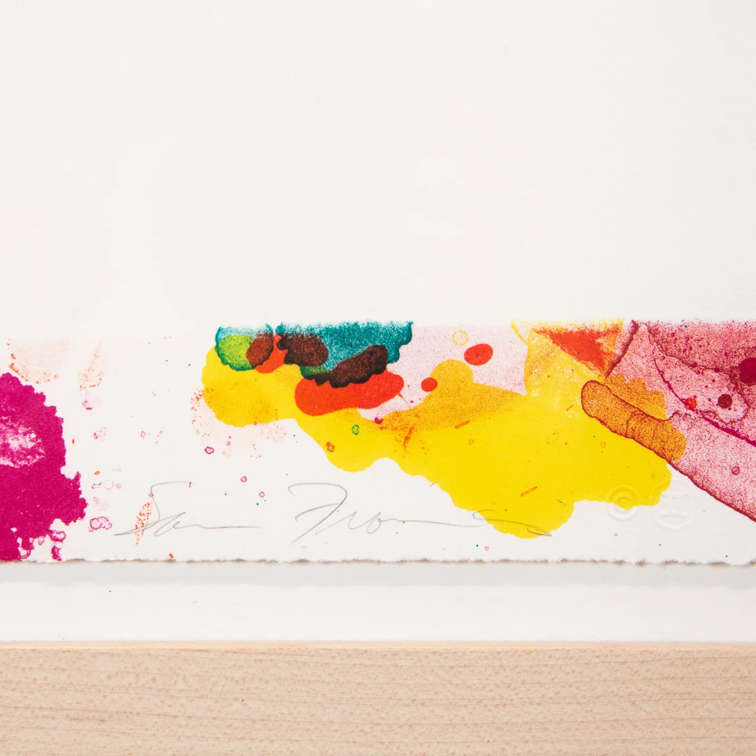 SAM FRANCIS "YUNAN I" LITHOGRAPH, 1971 - Image 5
