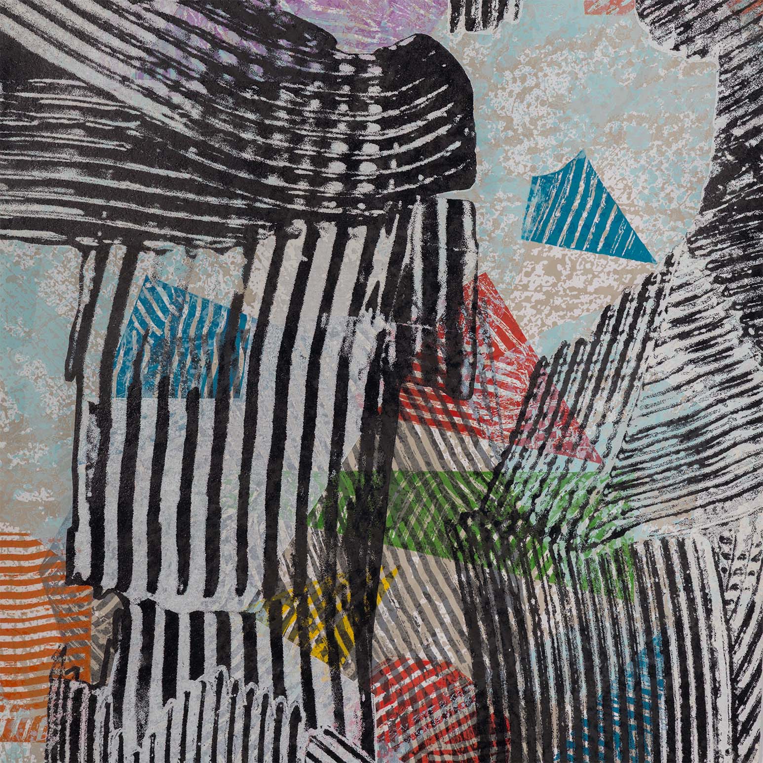 SAM GILLIAM "DOGON V" LITHOGRAPH, 2005 - Image 5