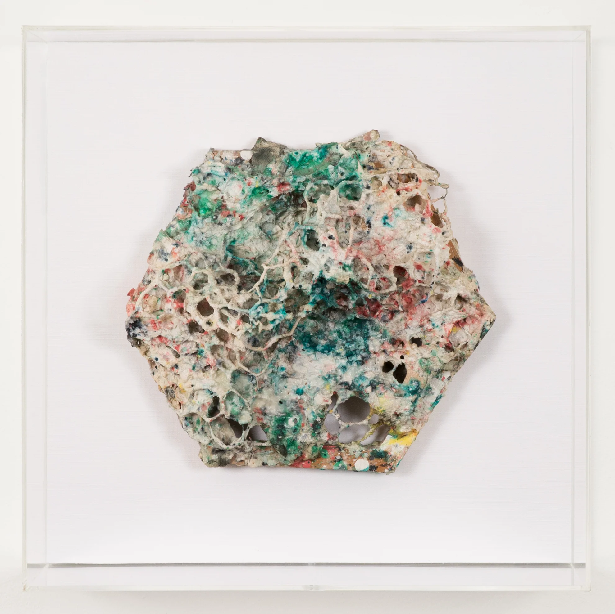SAM GILLIAM "CONFETTI HEX" RELIEF SCULPTURE, 1978 - Image 14