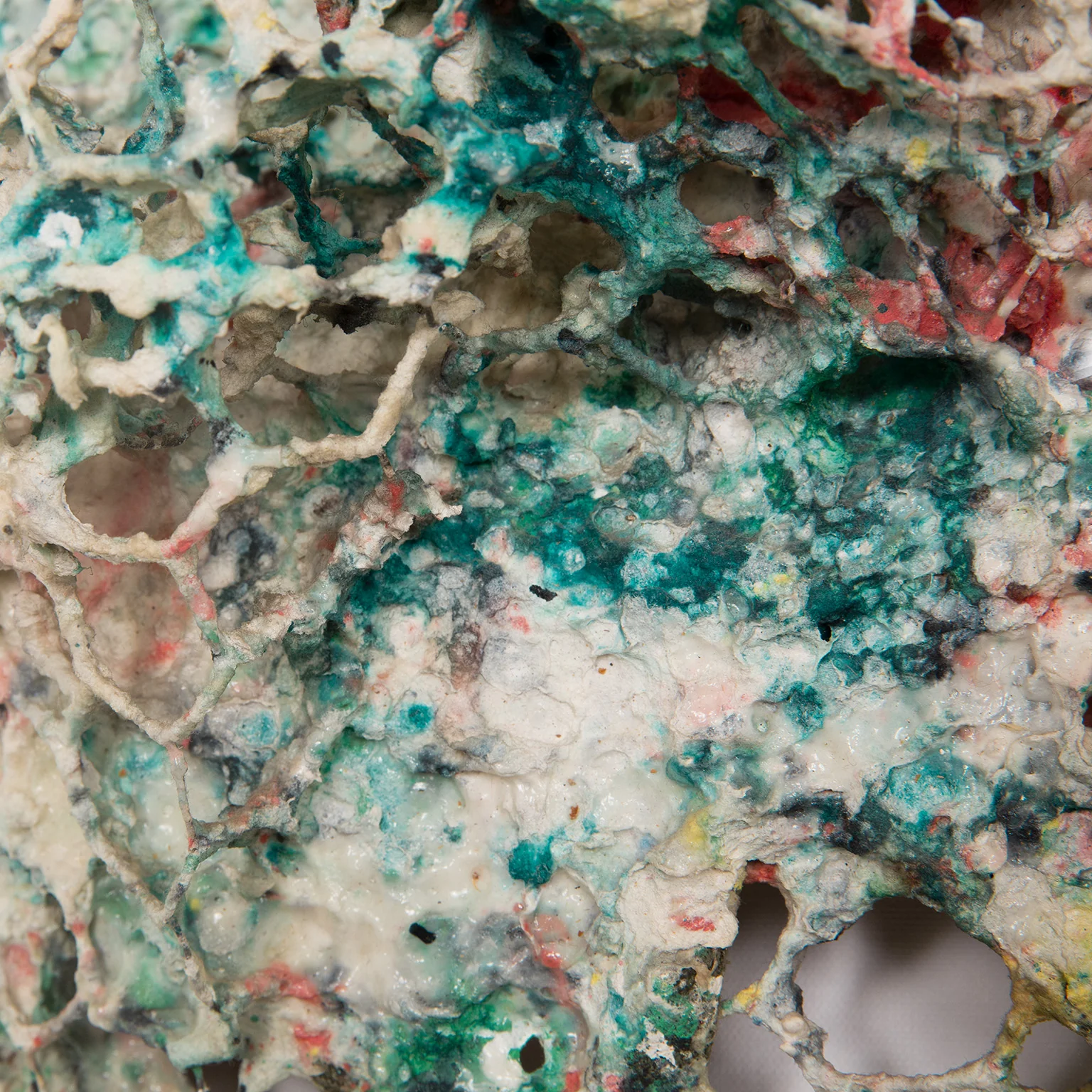 SAM GILLIAM "CONFETTI HEX" RELIEF SCULPTURE, 1978 - Image 5