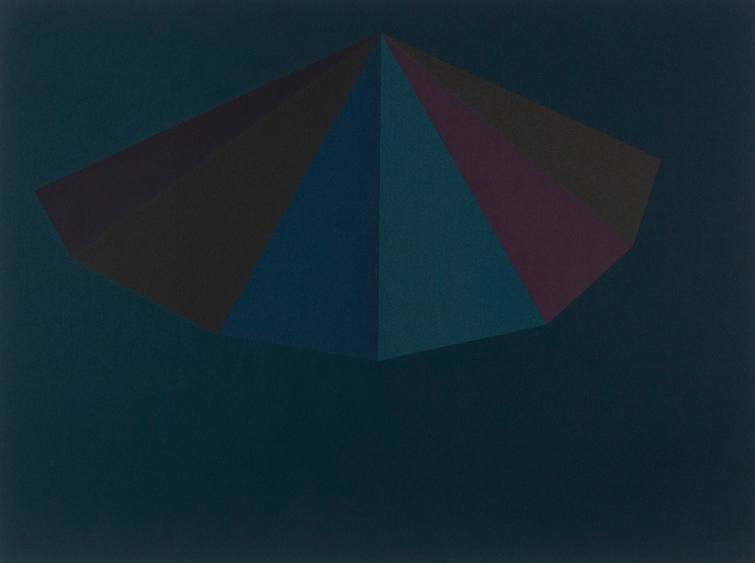 SOL LEWITT "A PYRAMID" SILKSCREEN, 1986 - Image 11