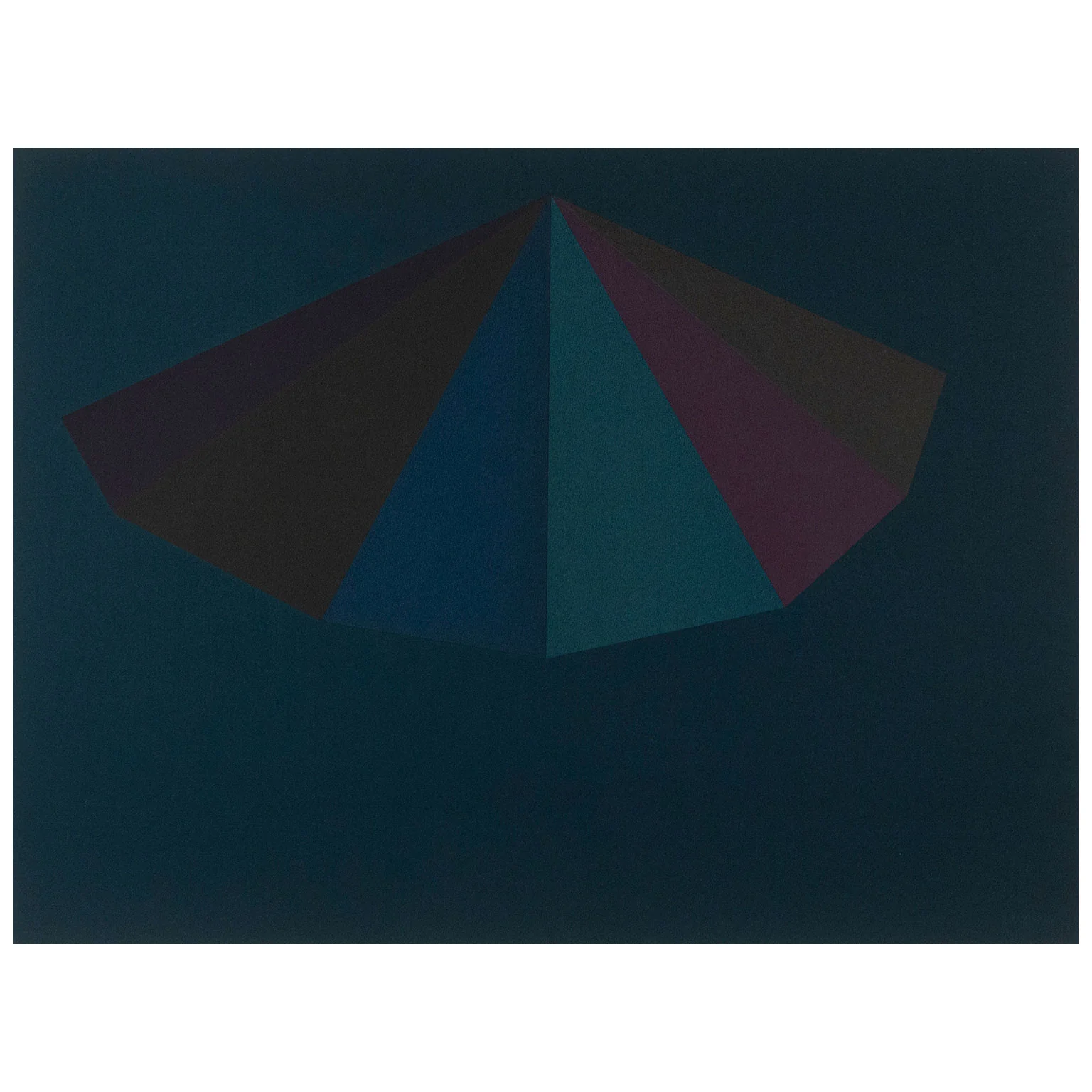 SOL LEWITT "A PYRAMID" SILKSCREEN, 1986 - Image 3