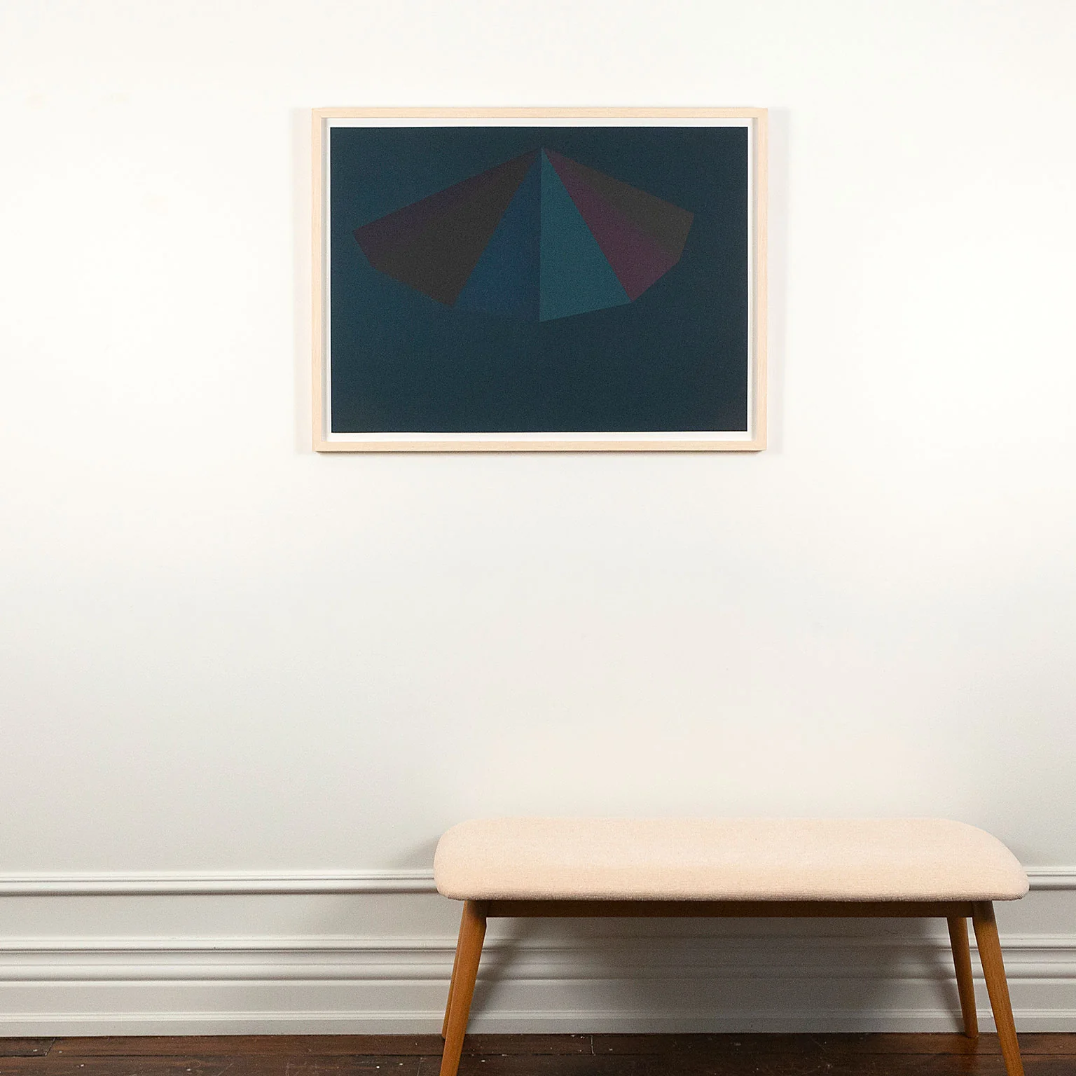 SOL LEWITT "A PYRAMID" SILKSCREEN, 1986 - Image 9