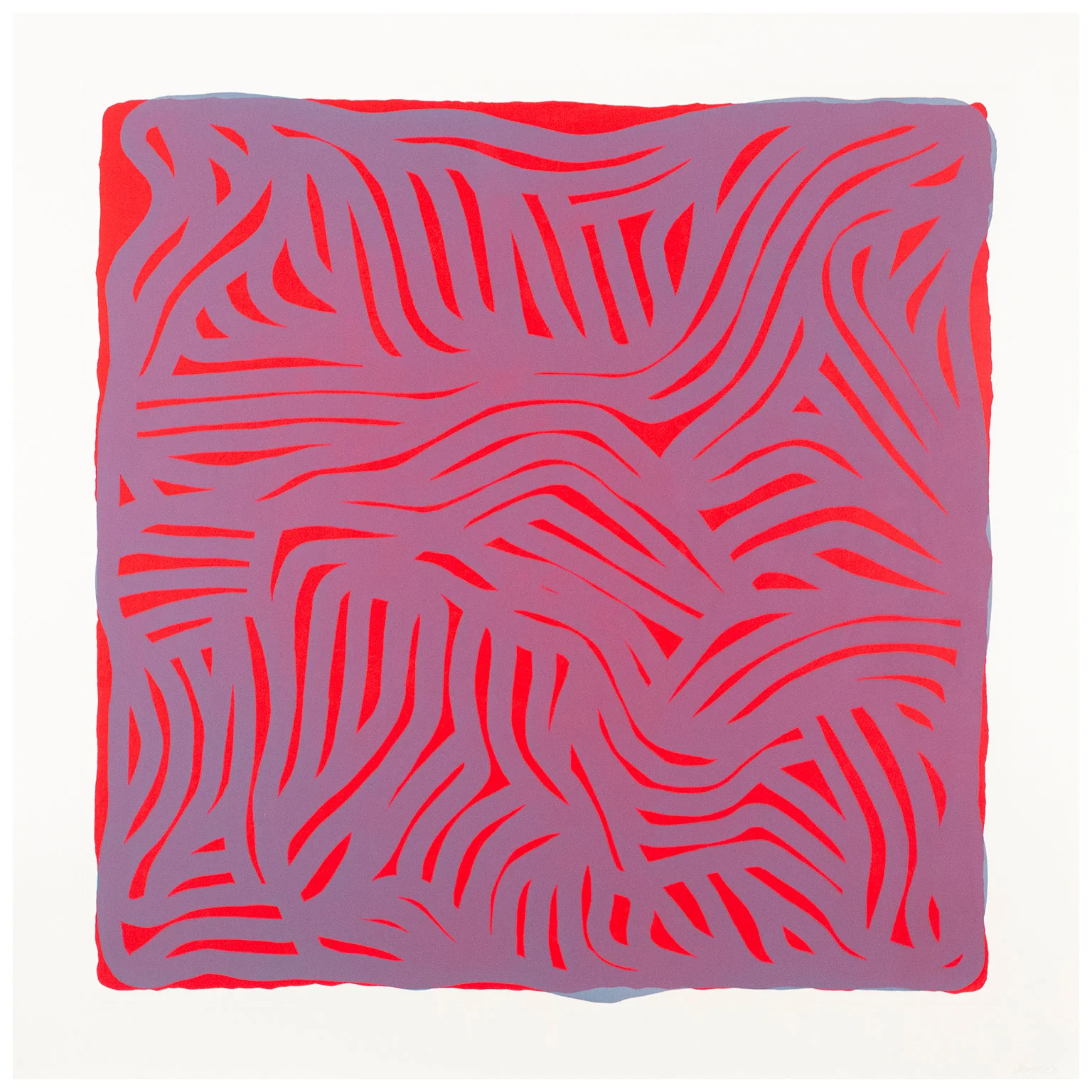 SOL LEWITT "PARALLEL CURVES" LITHO, 2000 - Image 3