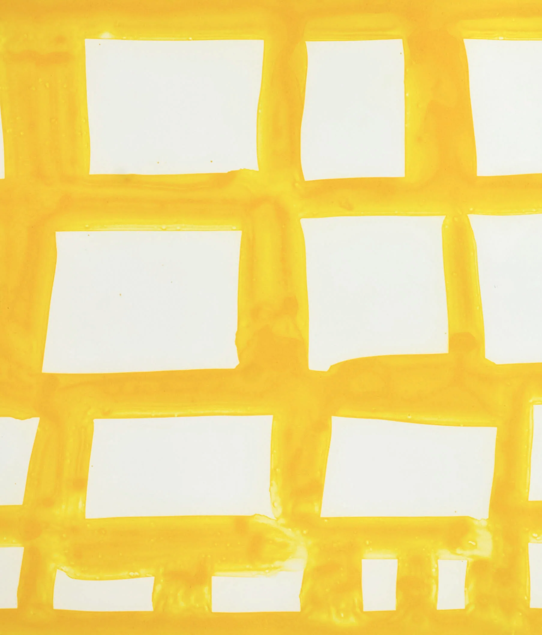 STANLEY WHITNEY "CANARY GRID" ETCHING, 2017