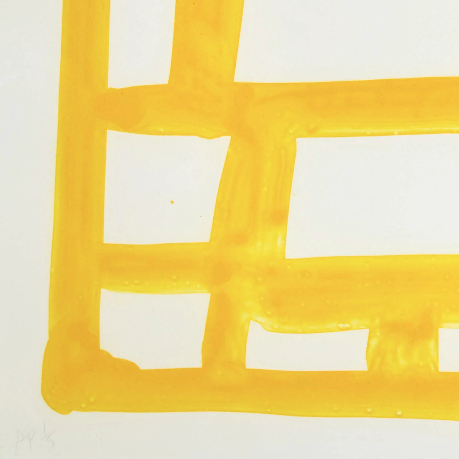 STANLEY WHITNEY "CANARY GRID" ETCHING, 2017 - Image 4