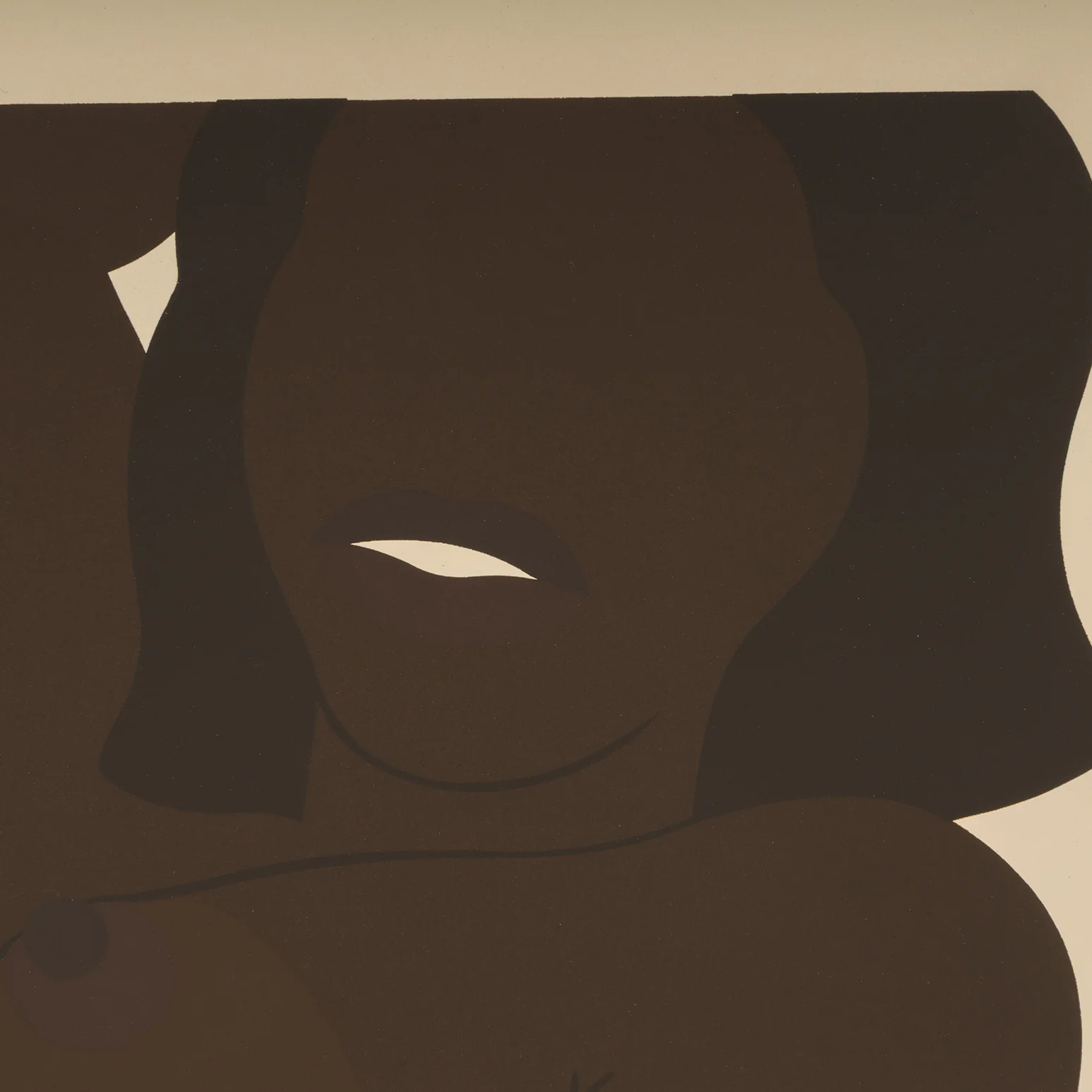 TOM WESSELMANN "GREAT AMERICAN BROWN NUDE" SCREENPRINT, 1971 - Image 6