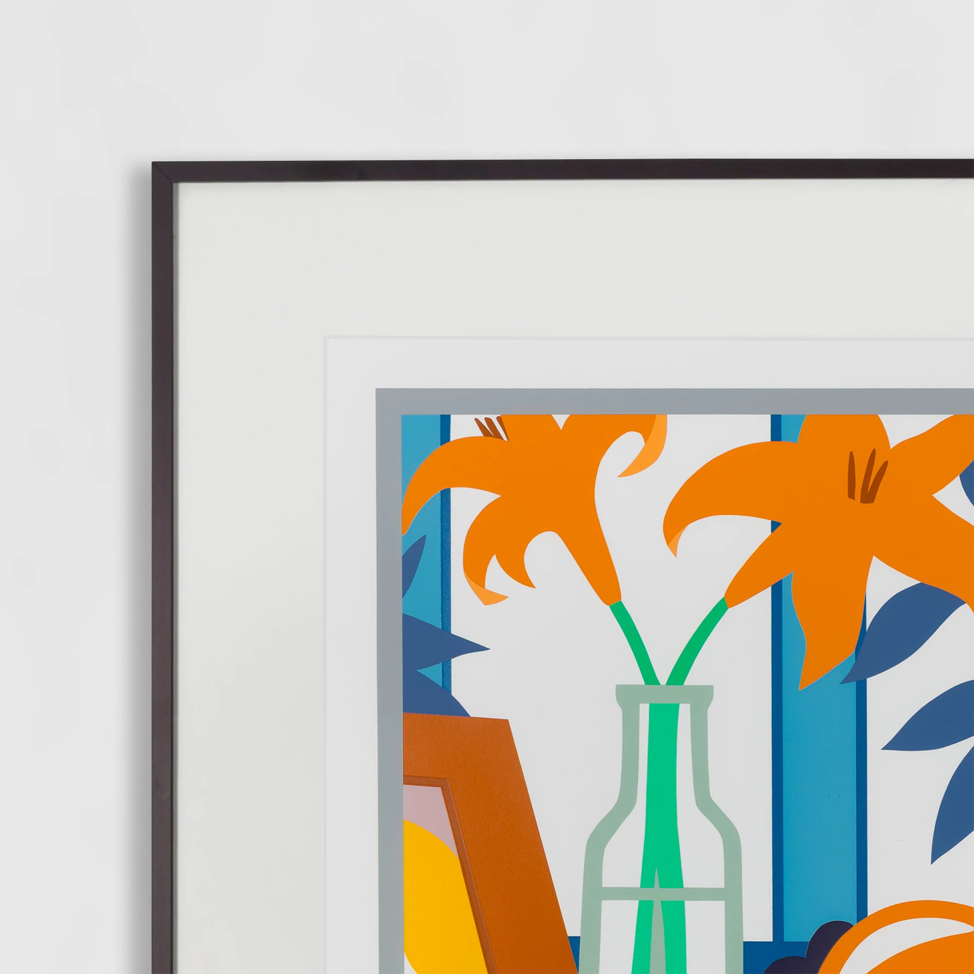 TOM WESSELMANN "STILL LIFE W LILLIES & MIXED FRUITS" 1997 - Image 14