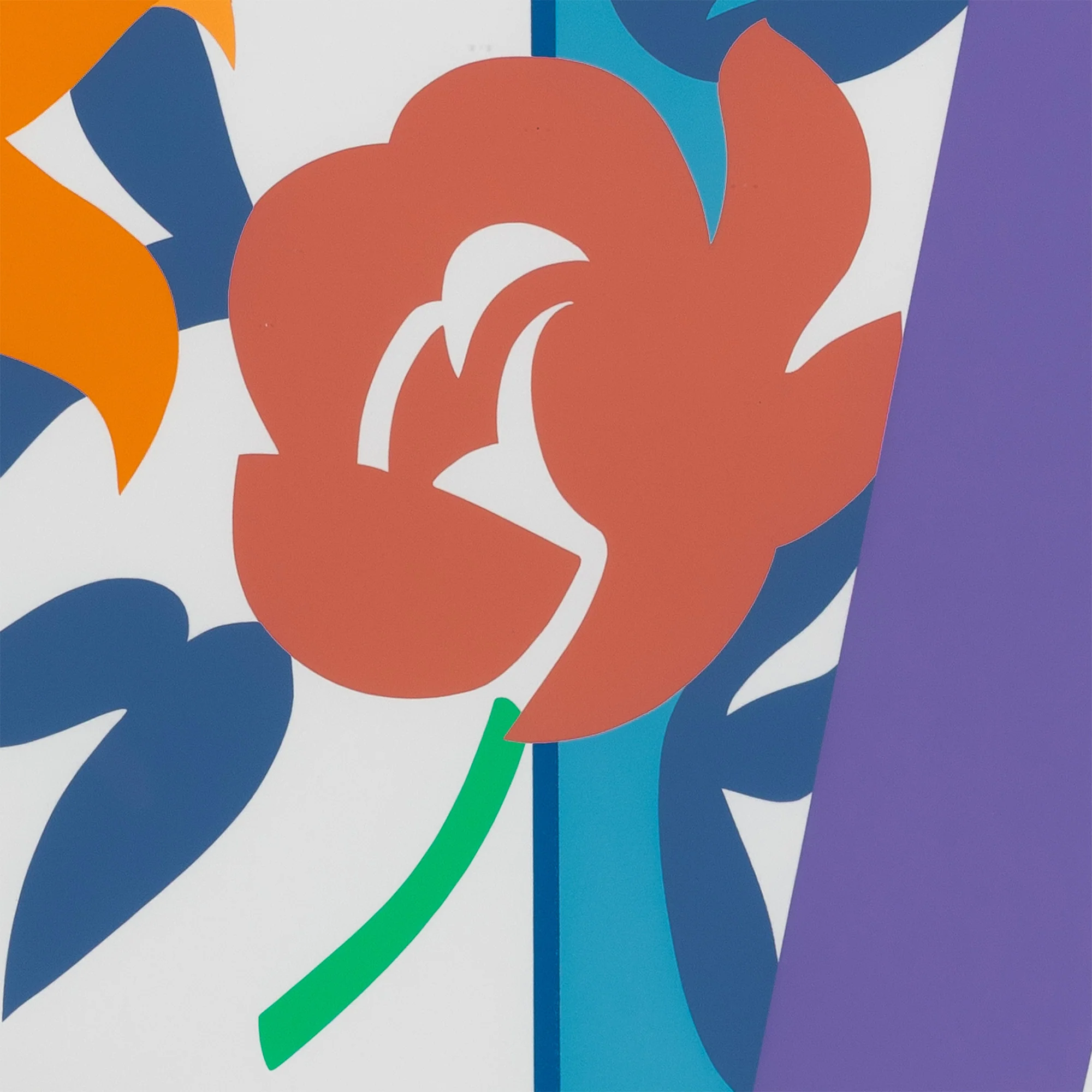 TOM WESSELMANN "STILL LIFE W LILLIES & MIXED FRUITS" 1997 - Image 9