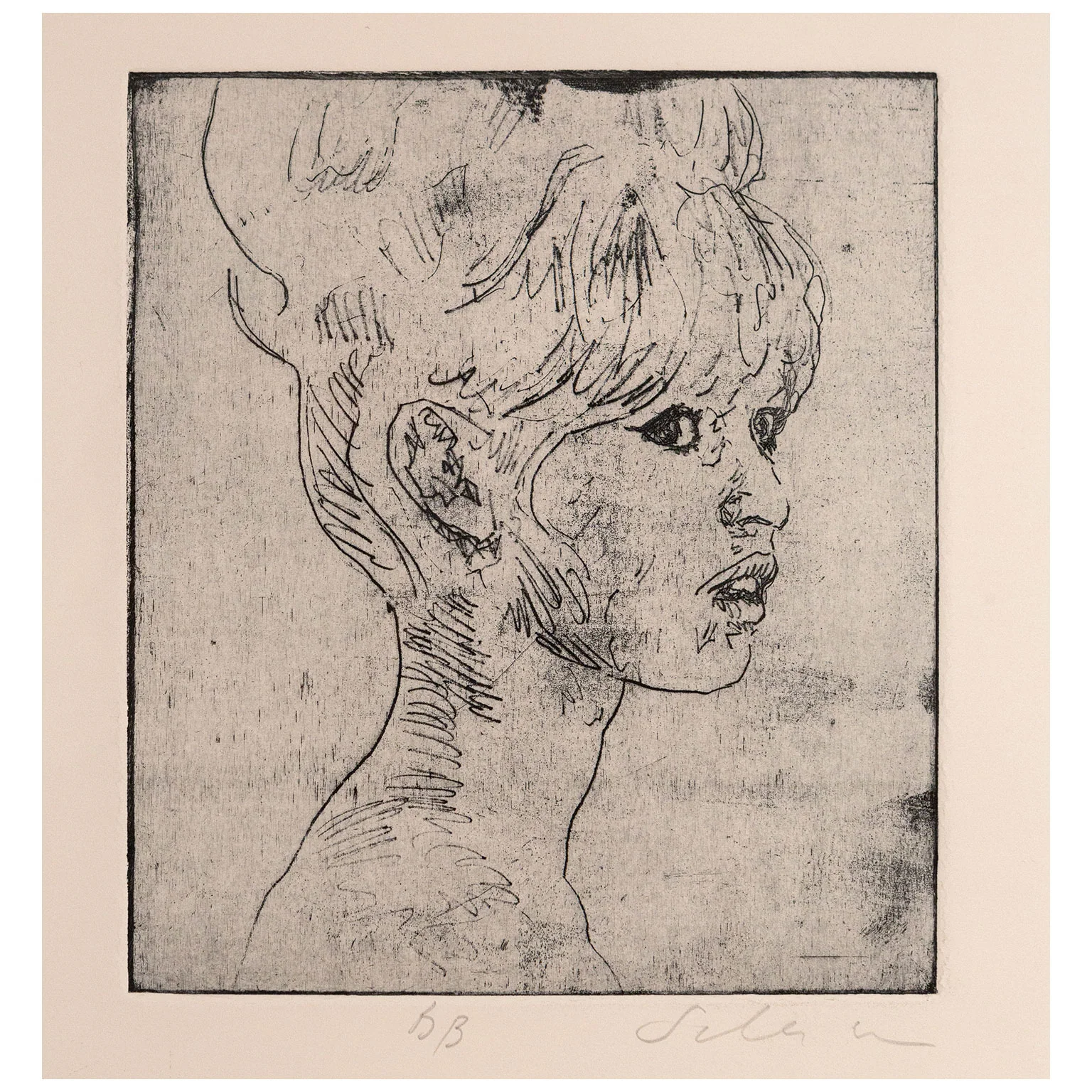 TONY SCHERMAN "BRIGITTE BARDOT" ETCHING, 1999 - Image 3