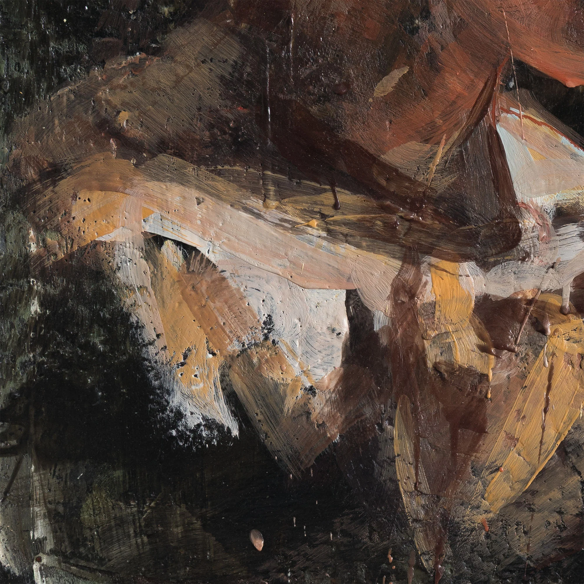 TONY SCHERMAN "PROFILE OF SIMONE" PAINTING, 2006 - Image 6
