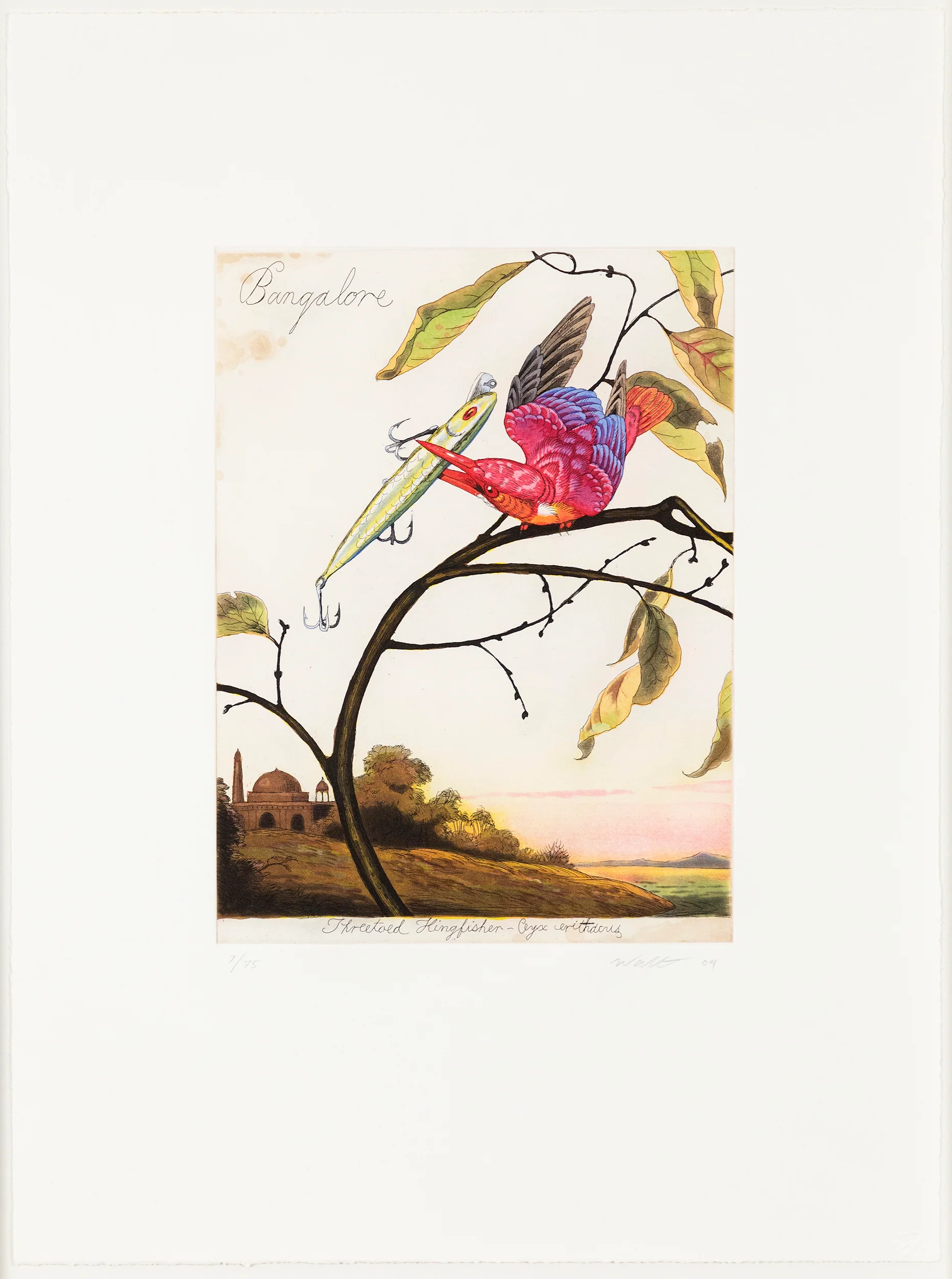 WALTON FORD "BANGALORE" ETCHING, 2004 - Image 2