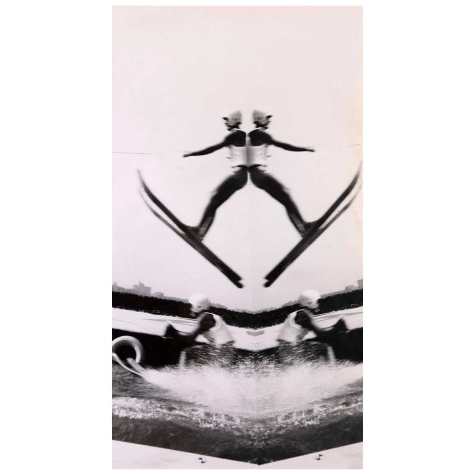 WEEGEE "WATERSKI JUMPER" PHOTO, 1950 - Image 3