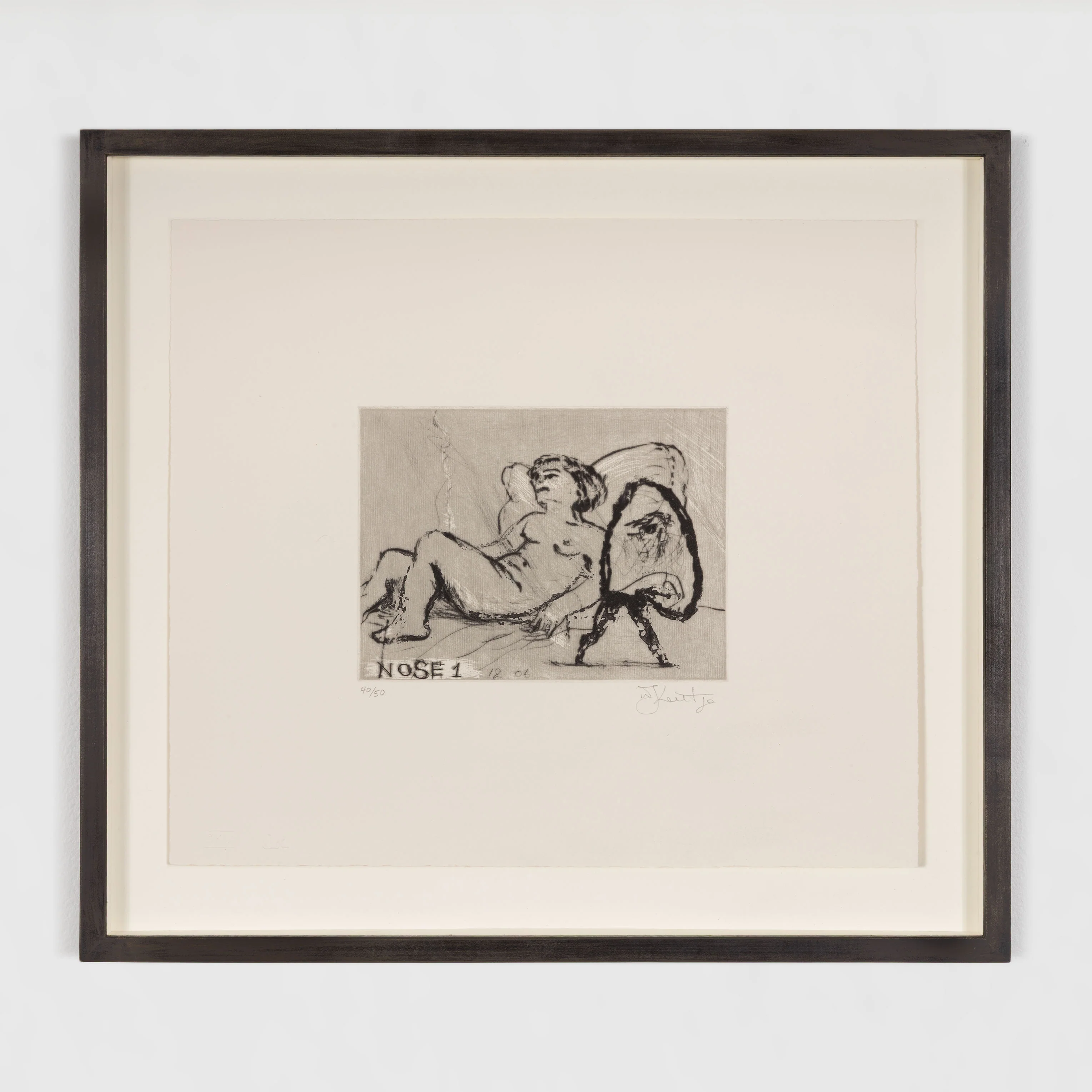 WILLIAM KENTRIDGE “NOSE #1" ETCHING, 2007 - Image 3