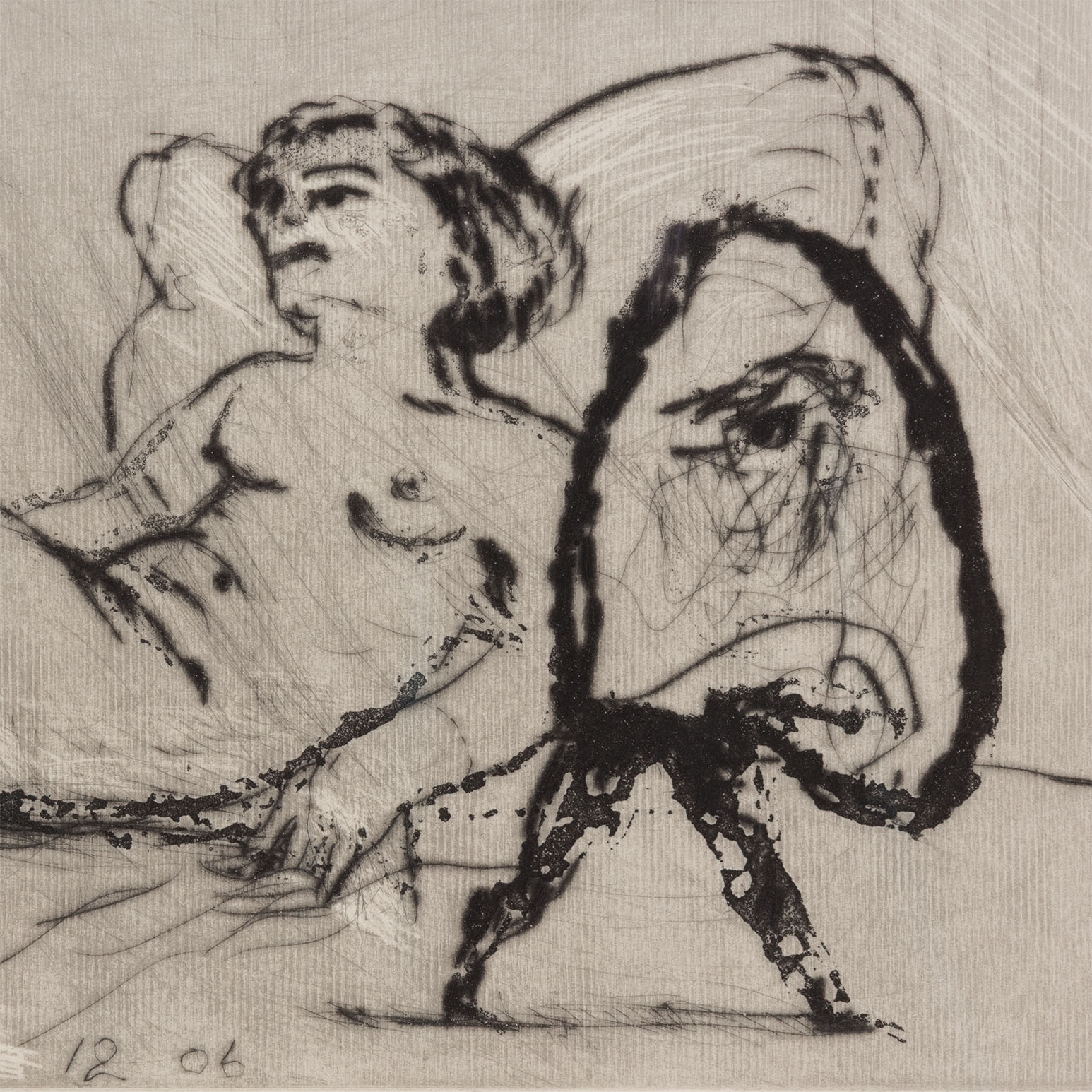 WILLIAM KENTRIDGE “NOSE #1" ETCHING, 2007 - Image 8