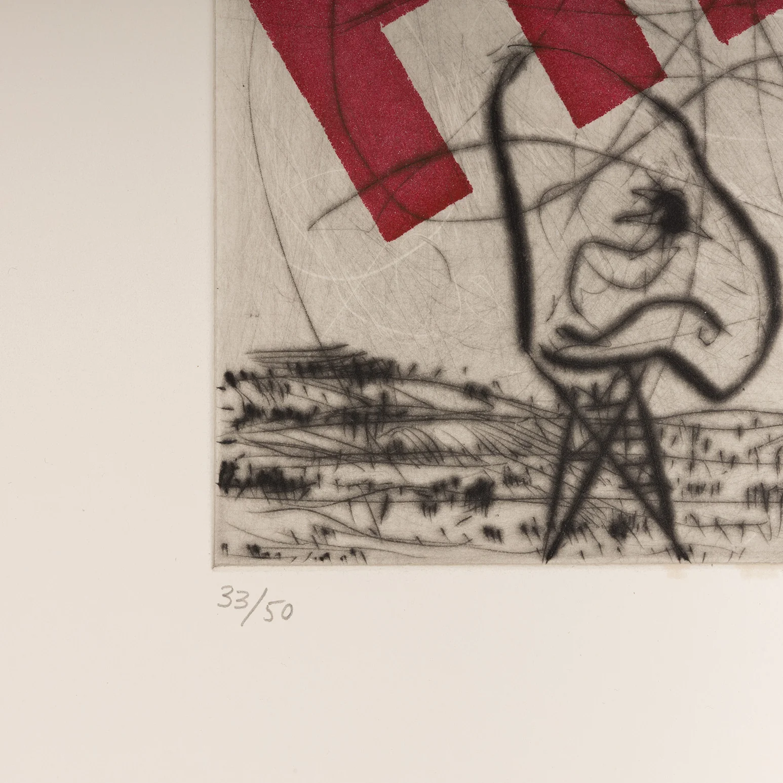 WILLIAM KENTRIDGE “NOSE #22" ETCHING, 2007 - Image 10
