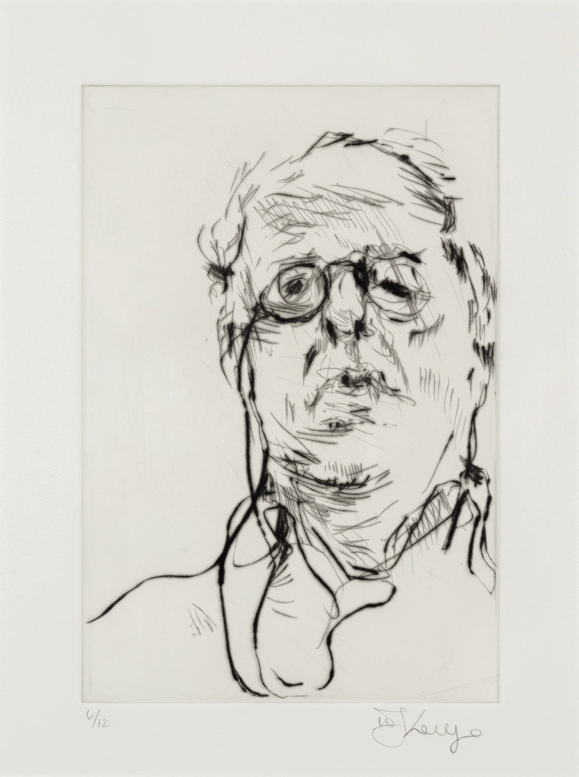 WILLIAM KENTRIDGE “SELF PORTRAIT” DRYPOINT, 2010-11 - Image 14