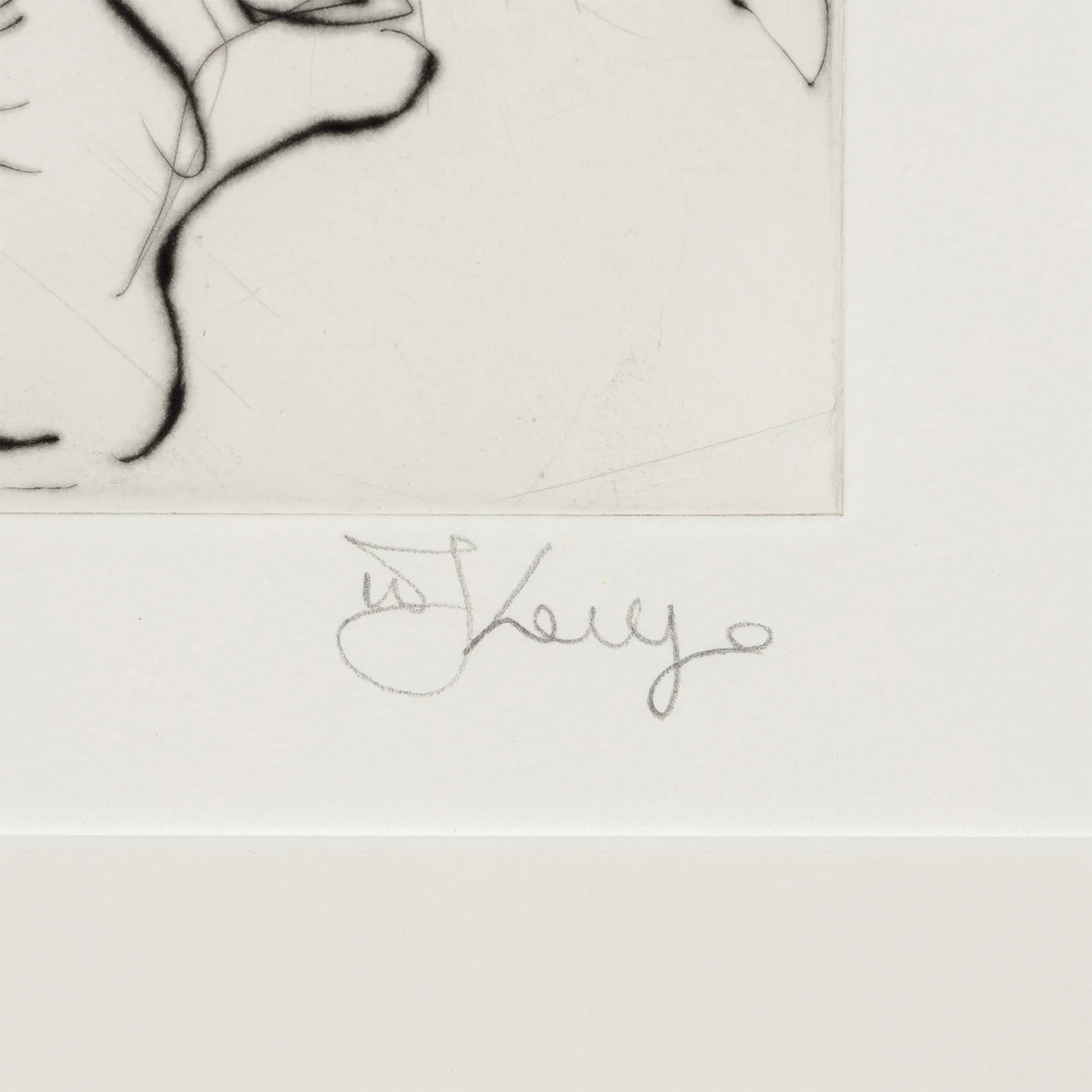 WILLIAM KENTRIDGE “SELF PORTRAIT” DRYPOINT, 2010-11 - Image 8