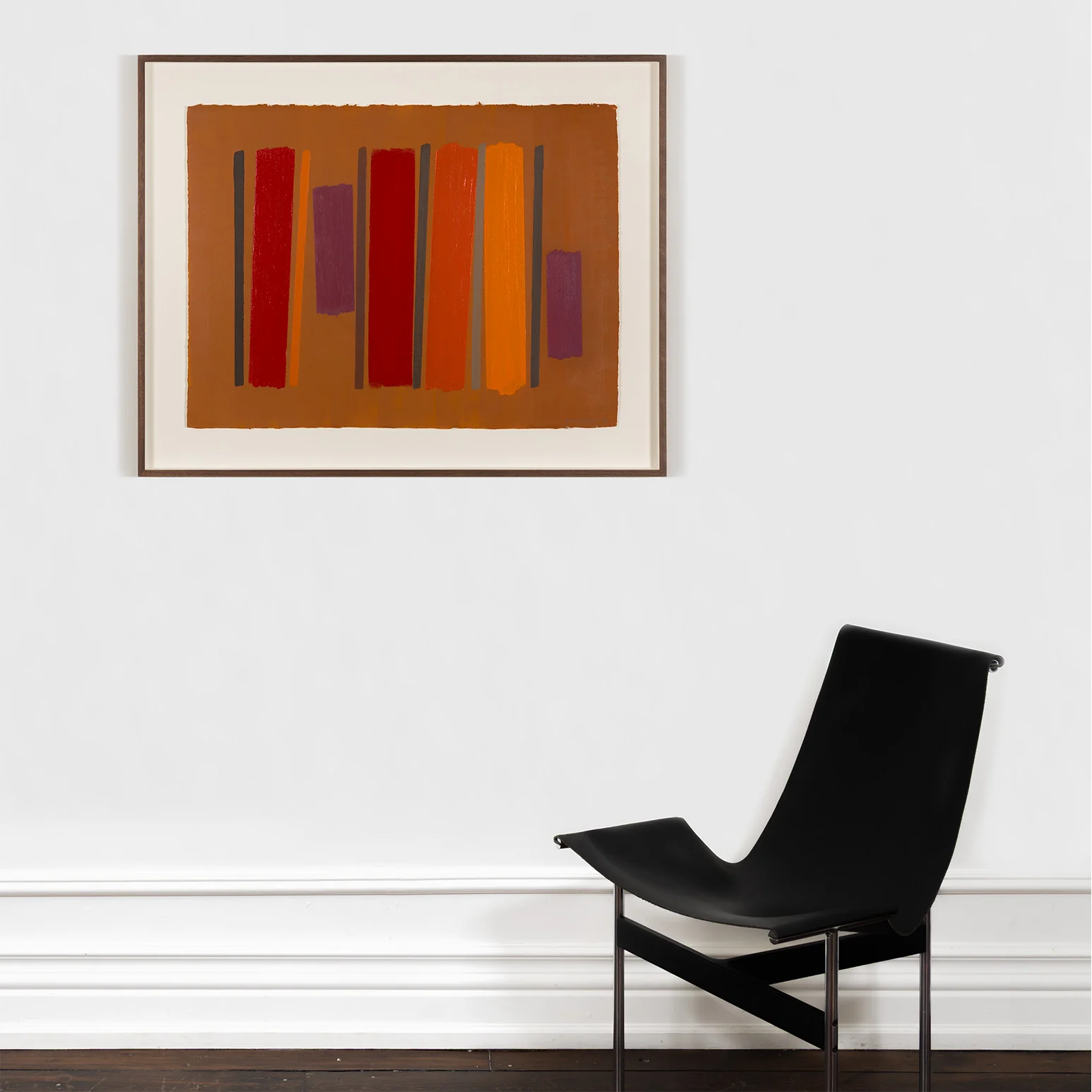 WILLIAM PEREHUDOFF "AUTUMN" ACRYLIC ON PAPER, 1979 - Image 12