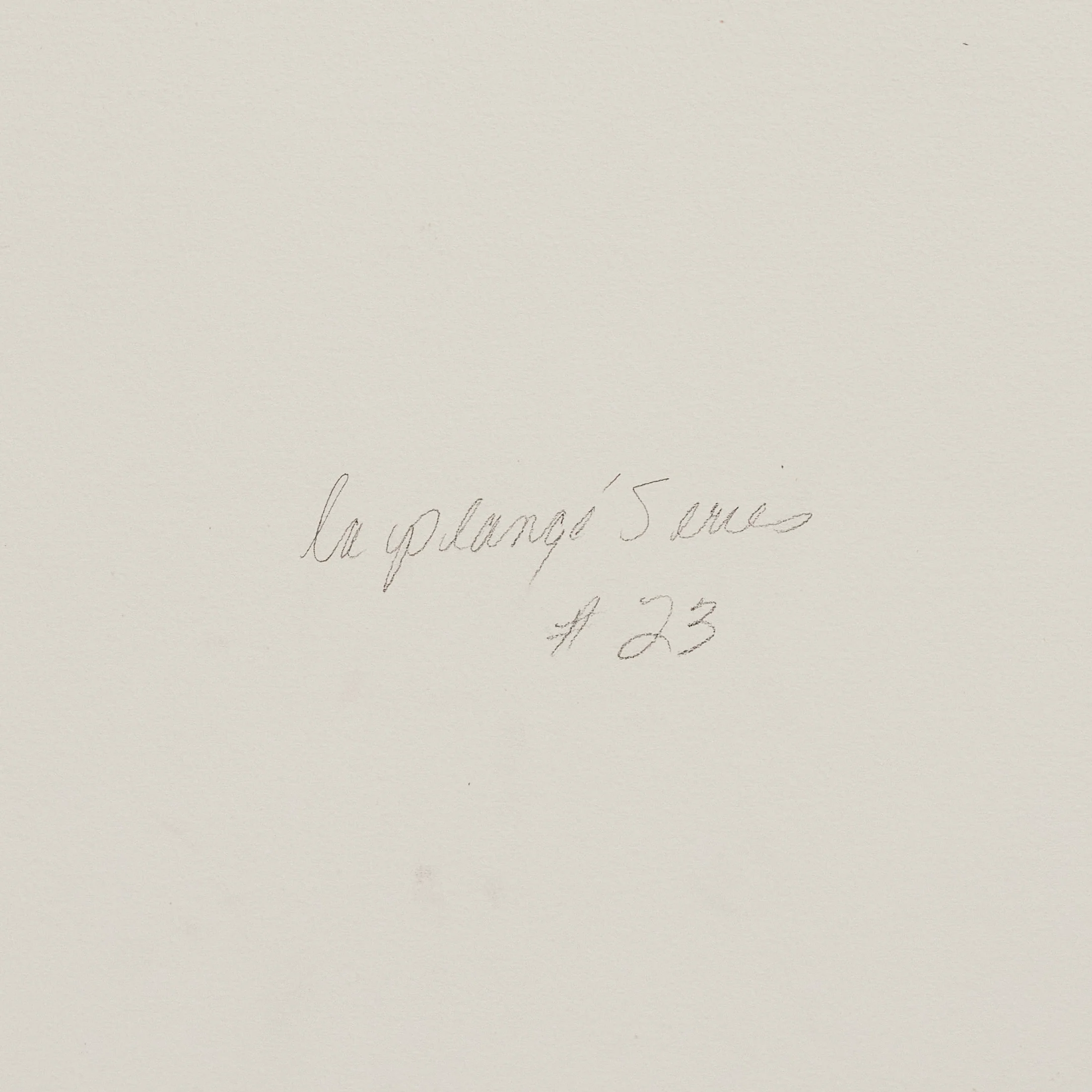 WILLIAM PEREHUDOFF "LA PLONGE #23" GOUACHE - Image 8