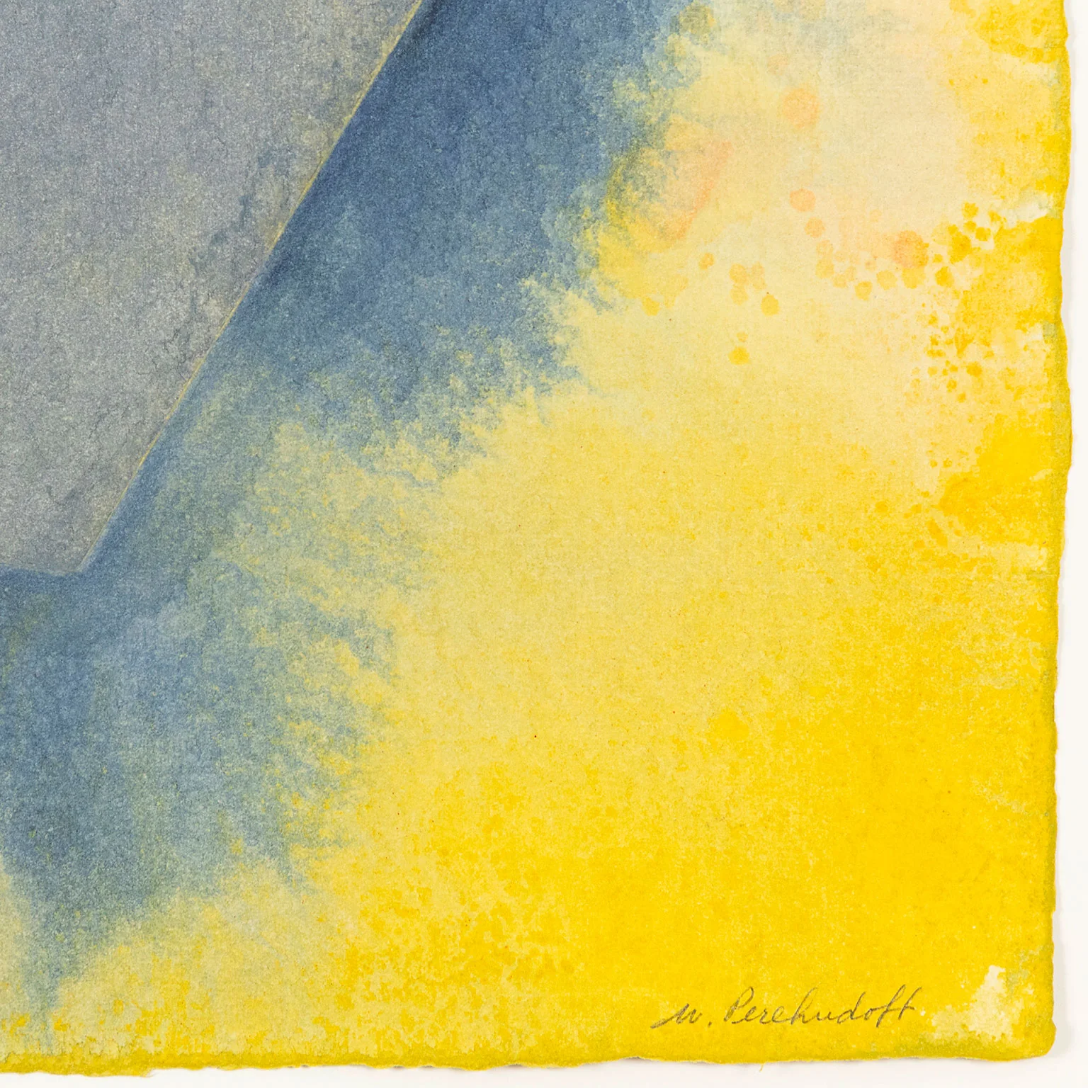 WILLIAM PEREHUDOFF "REUNION" MONOTYPE, 1985 - Image 4