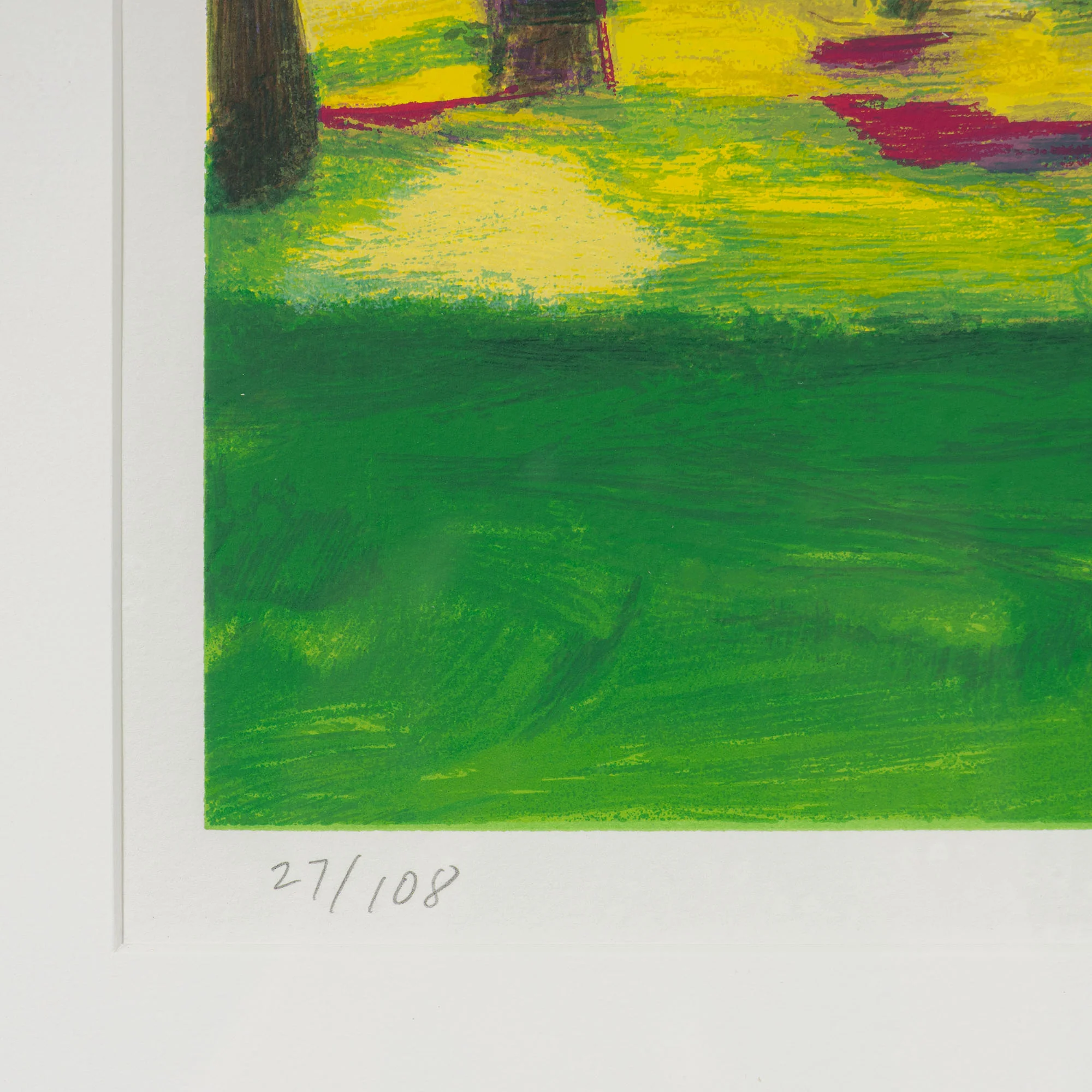 WOLF KAHN "DARK PINES" SCREENPRINT, 2001 - Image 10