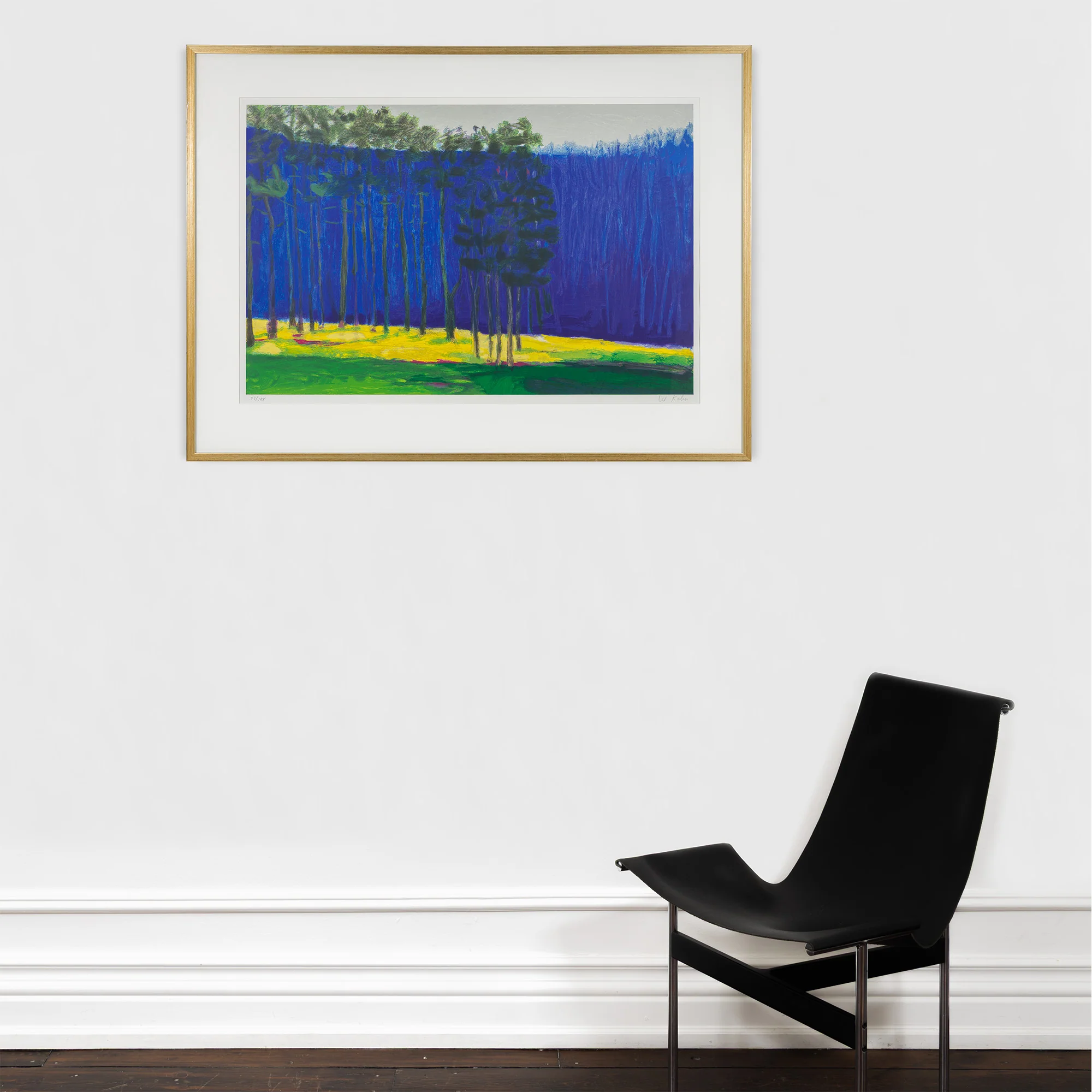WOLF KAHN "DARK PINES" SCREENPRINT, 2001 - Image 11