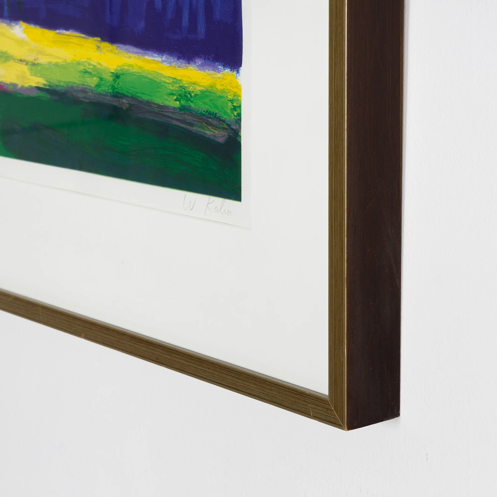 WOLF KAHN "DARK PINES" SCREENPRINT, 2001 - Image 13