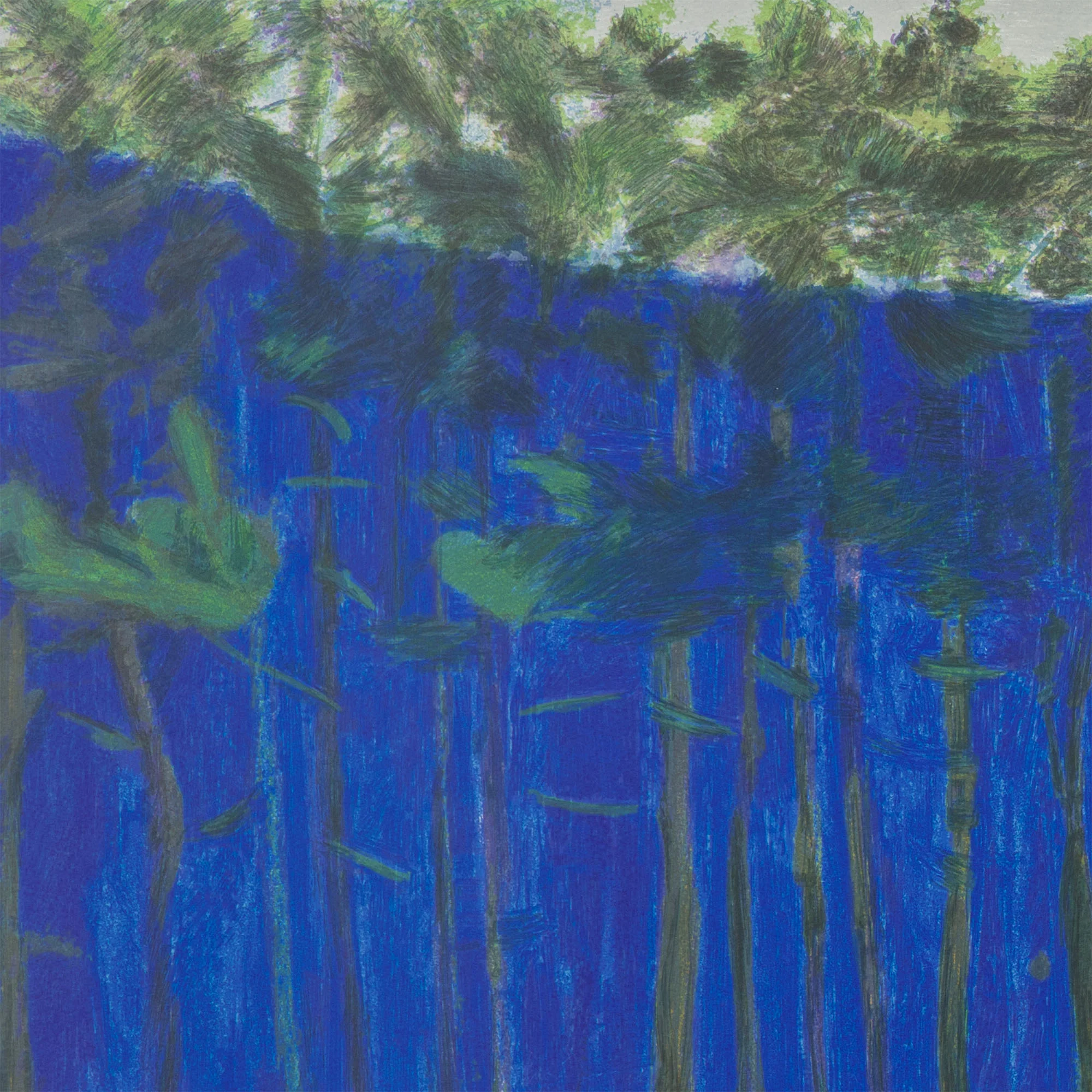 WOLF KAHN "DARK PINES" SCREENPRINT, 2001 - Image 6