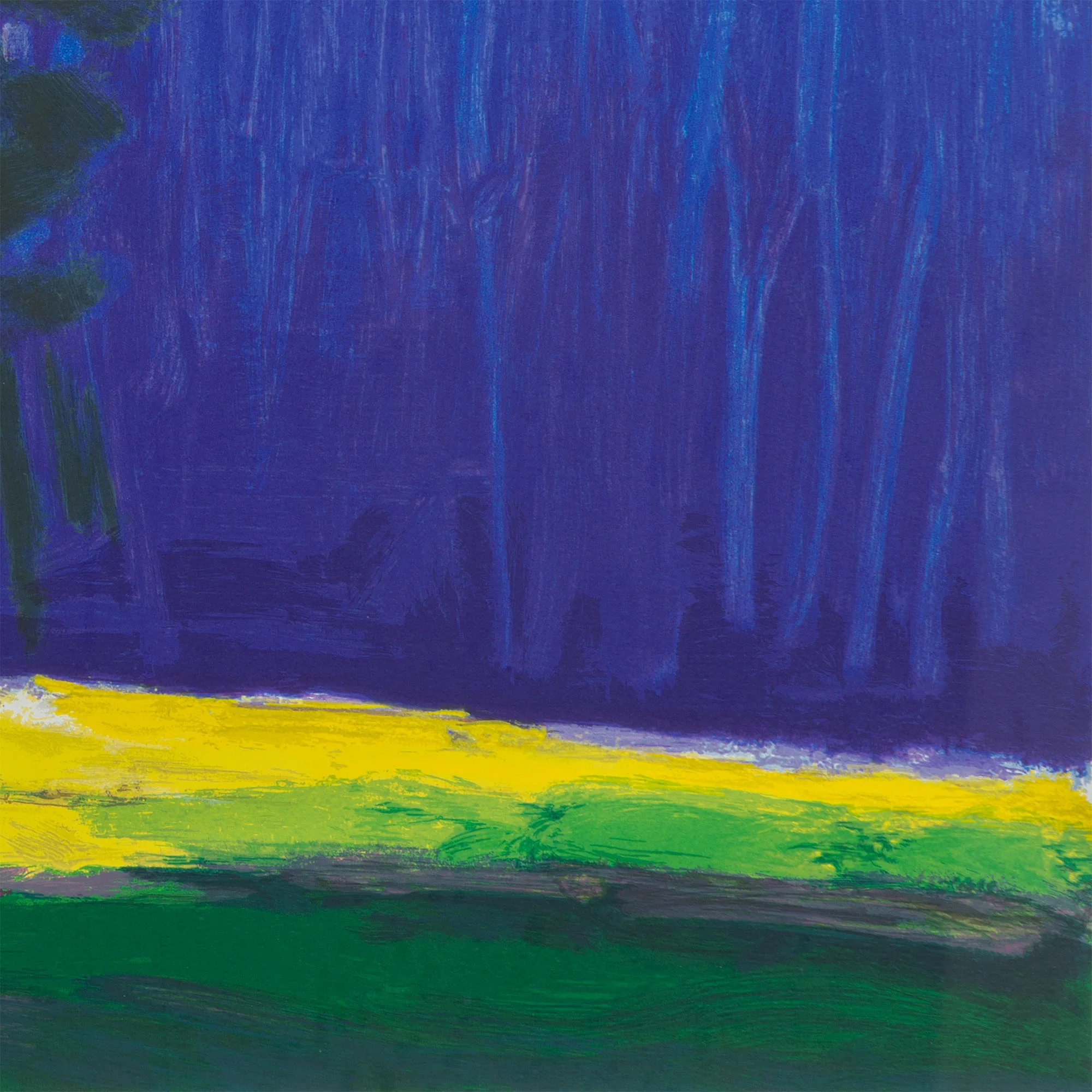 WOLF KAHN "DARK PINES" SCREENPRINT, 2001 - Image 8